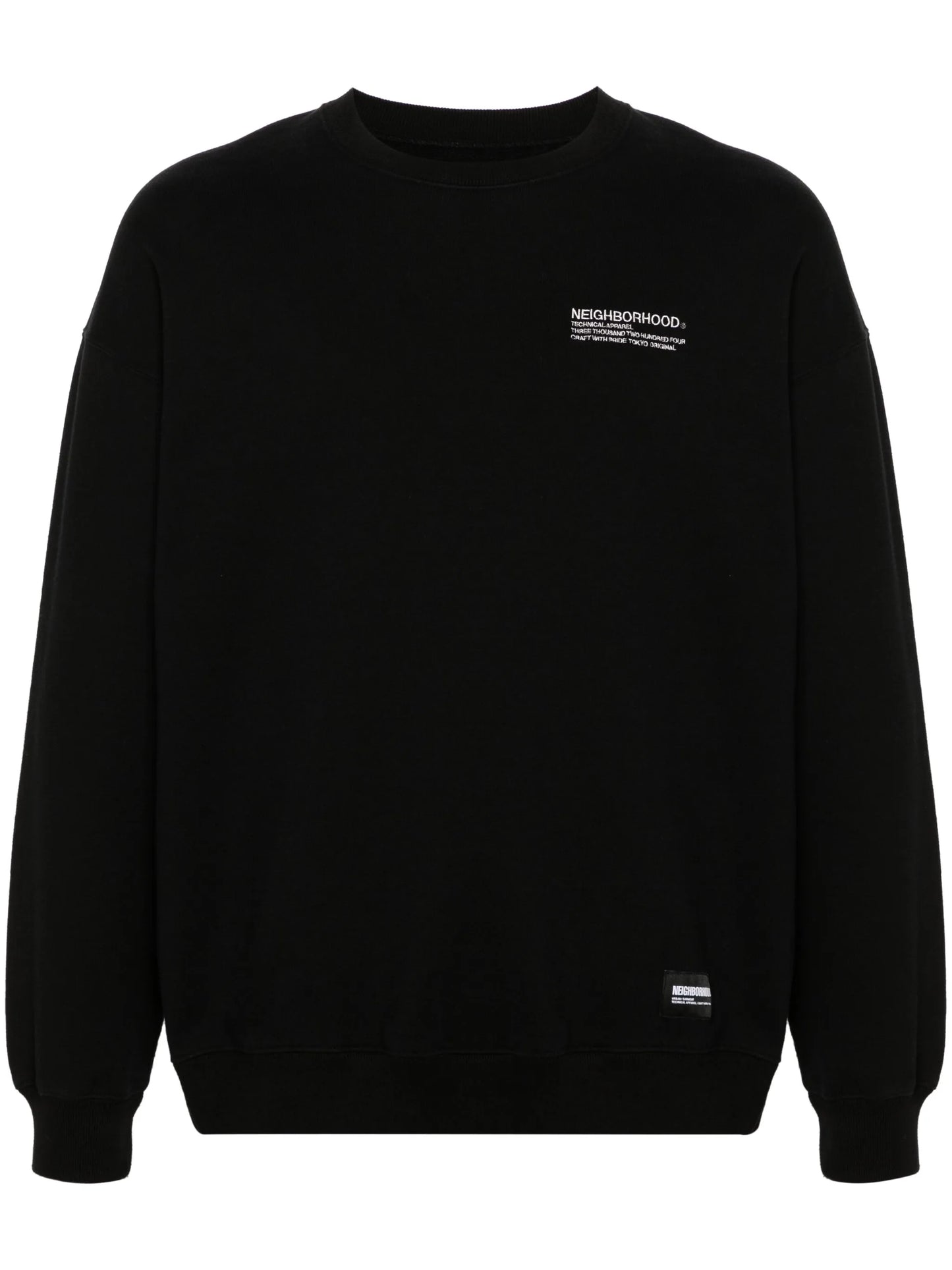 logo-embroidered cotton sweatshirt