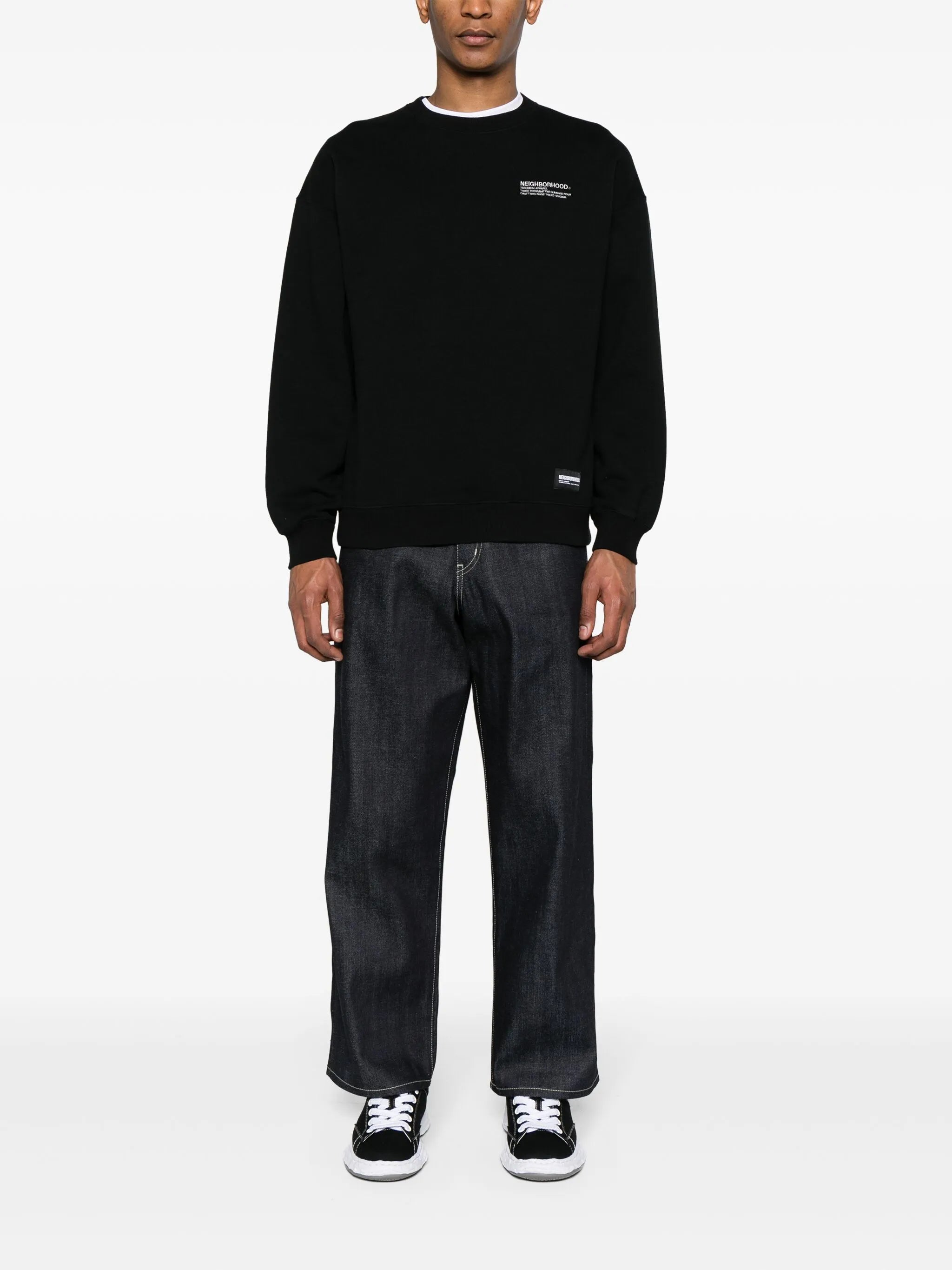 logo-embroidered cotton sweatshirt