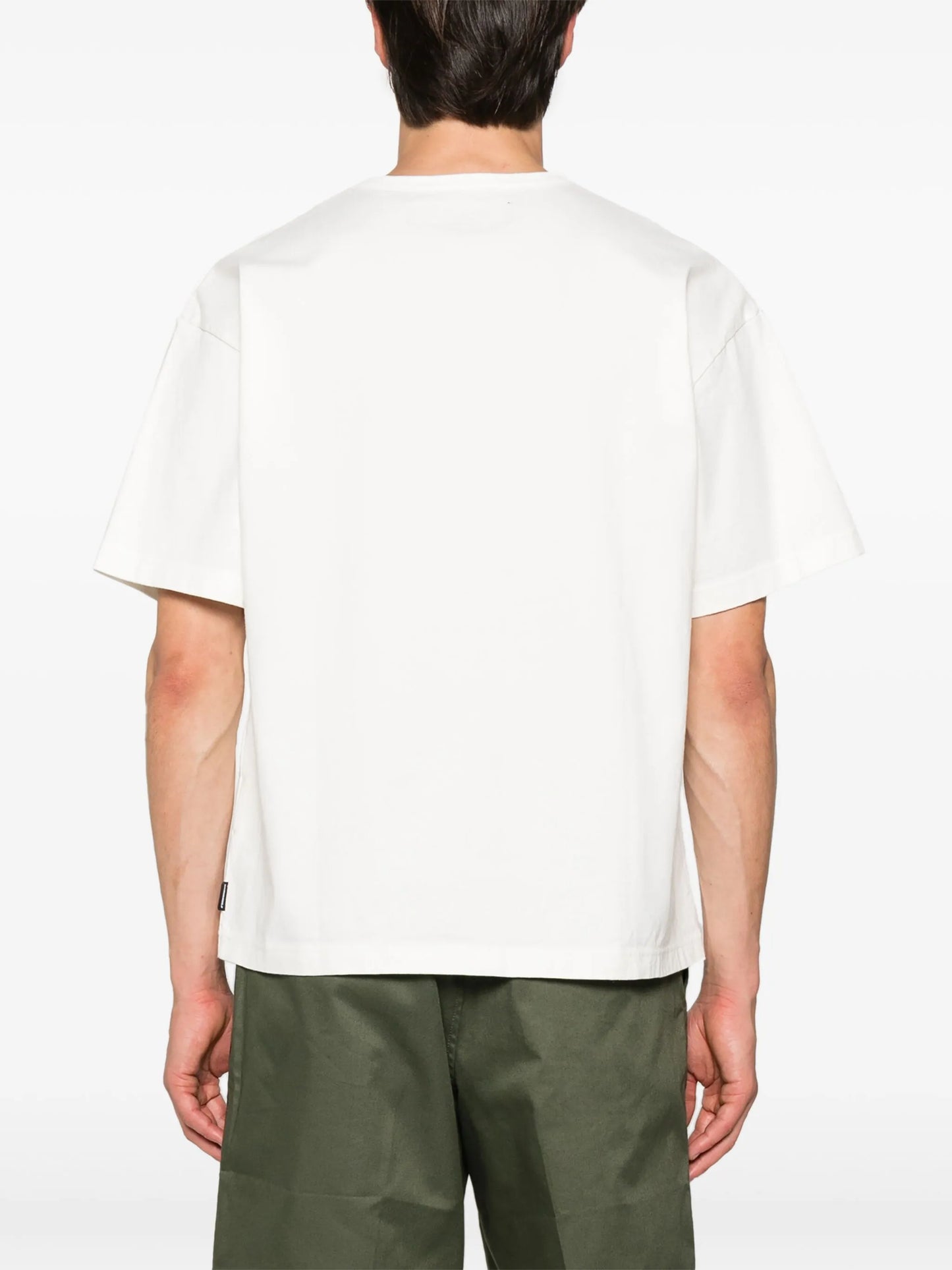 logo-embroidered cotton T-shirt