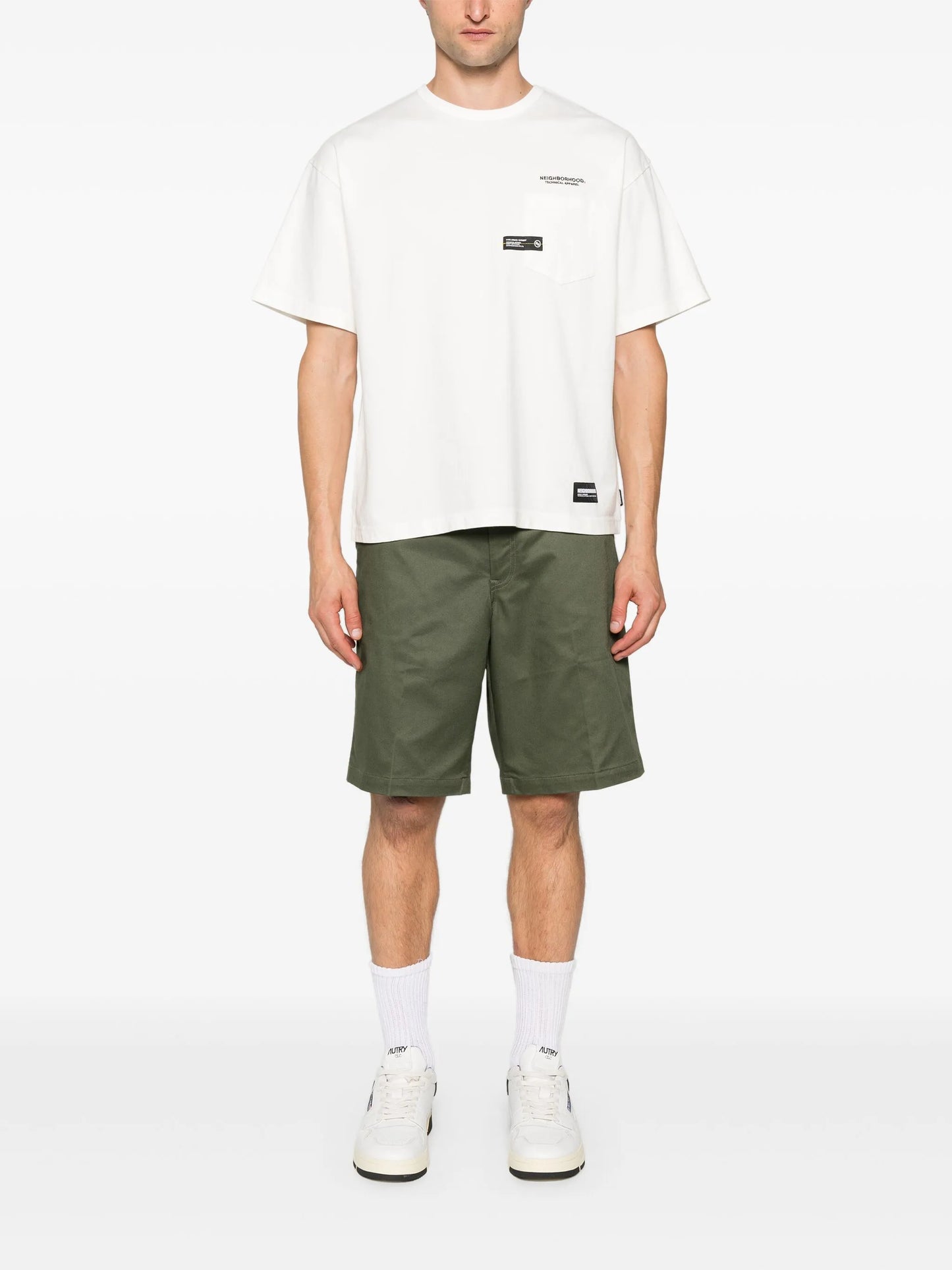 logo-embroidered cotton T-shirt