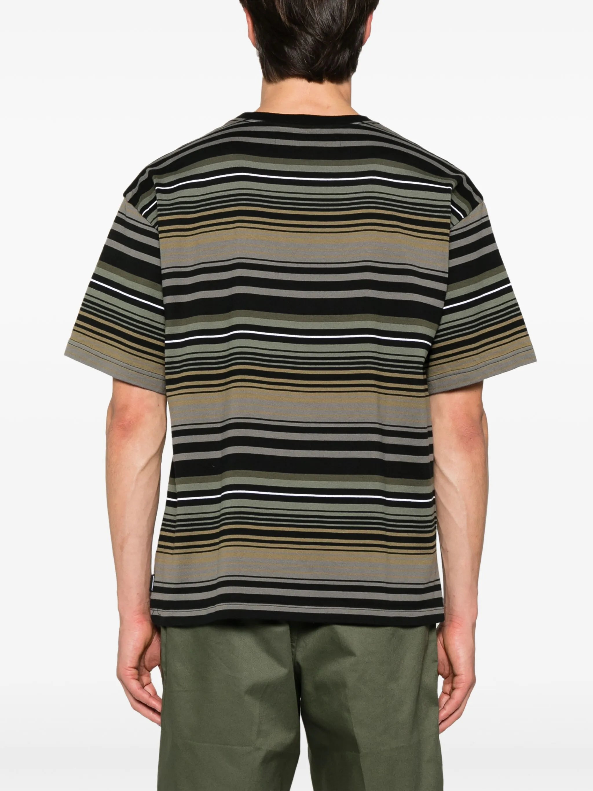 logo-embroidered cotton T-shirt