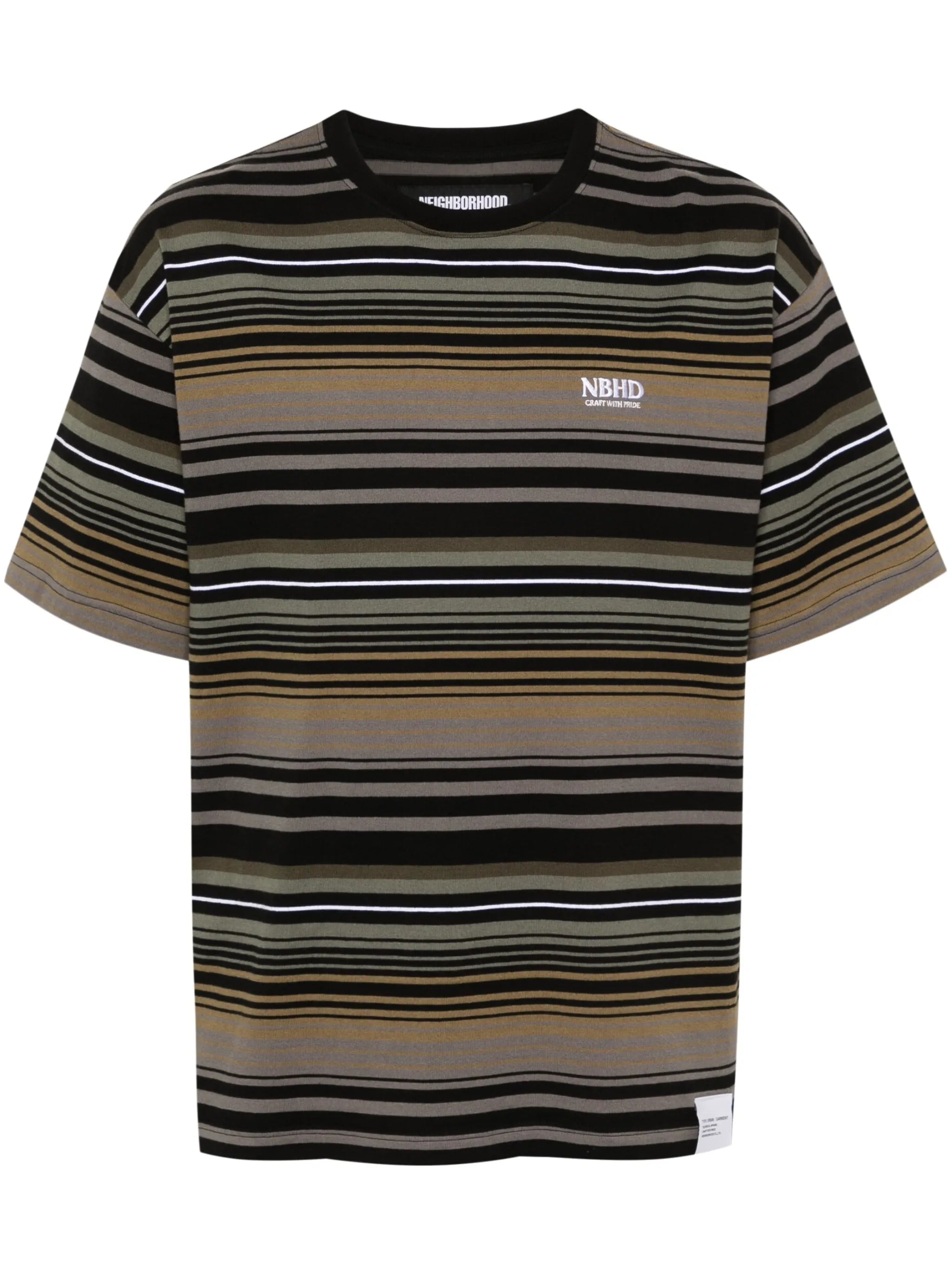 logo-embroidered cotton T-shirt