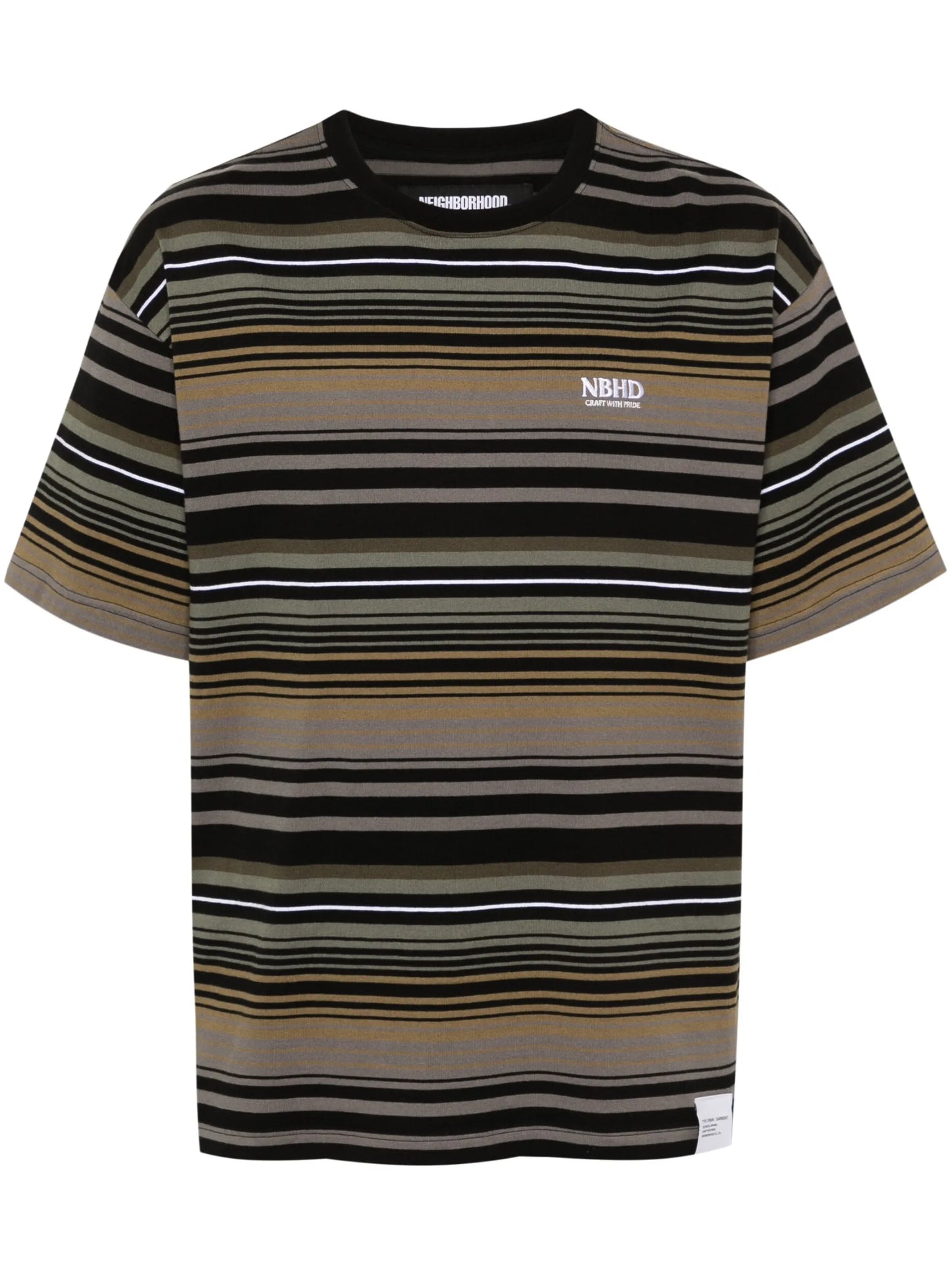 logo-embroidered cotton T-shirt