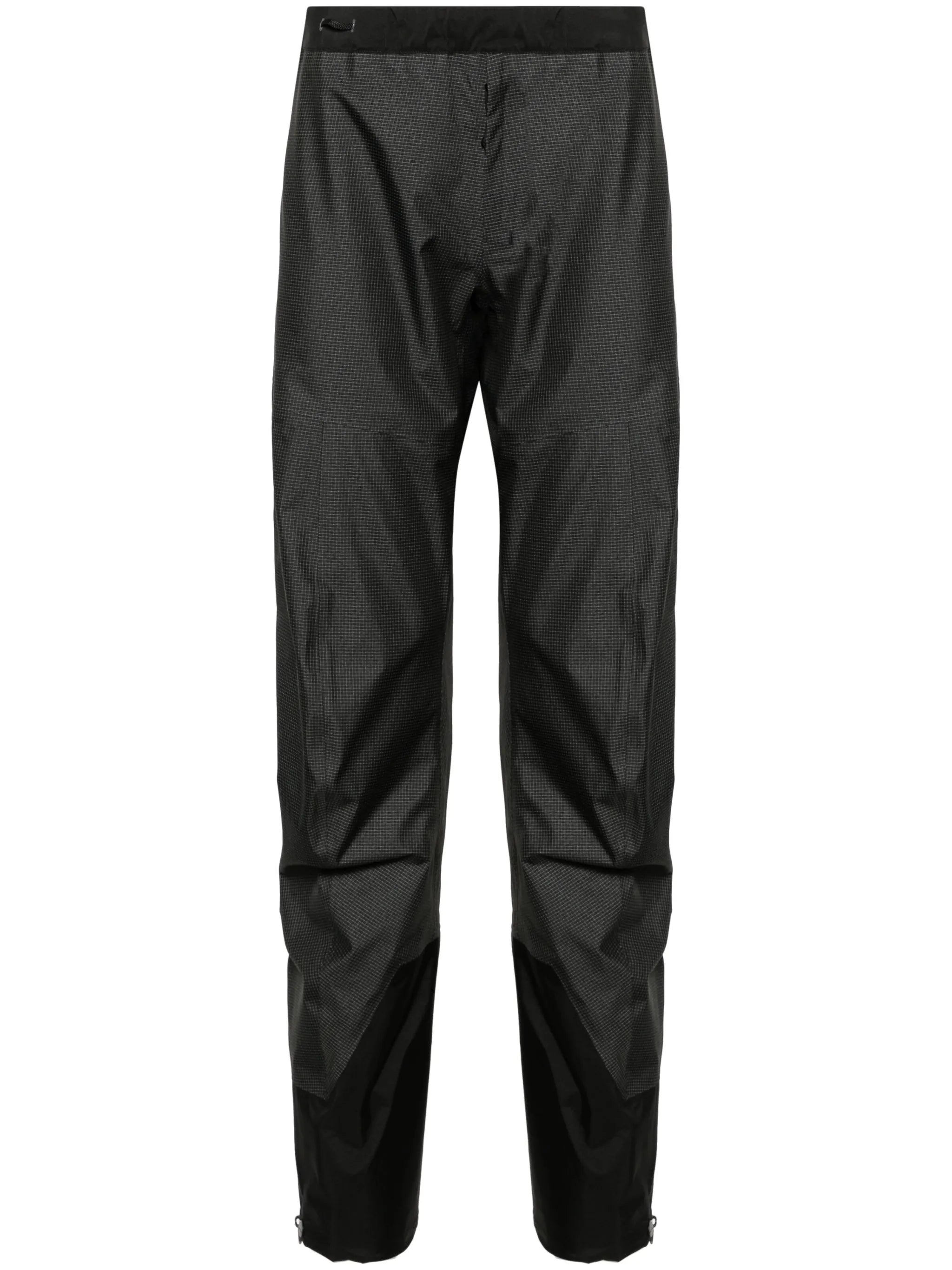 Alpha checked waterproof trousers