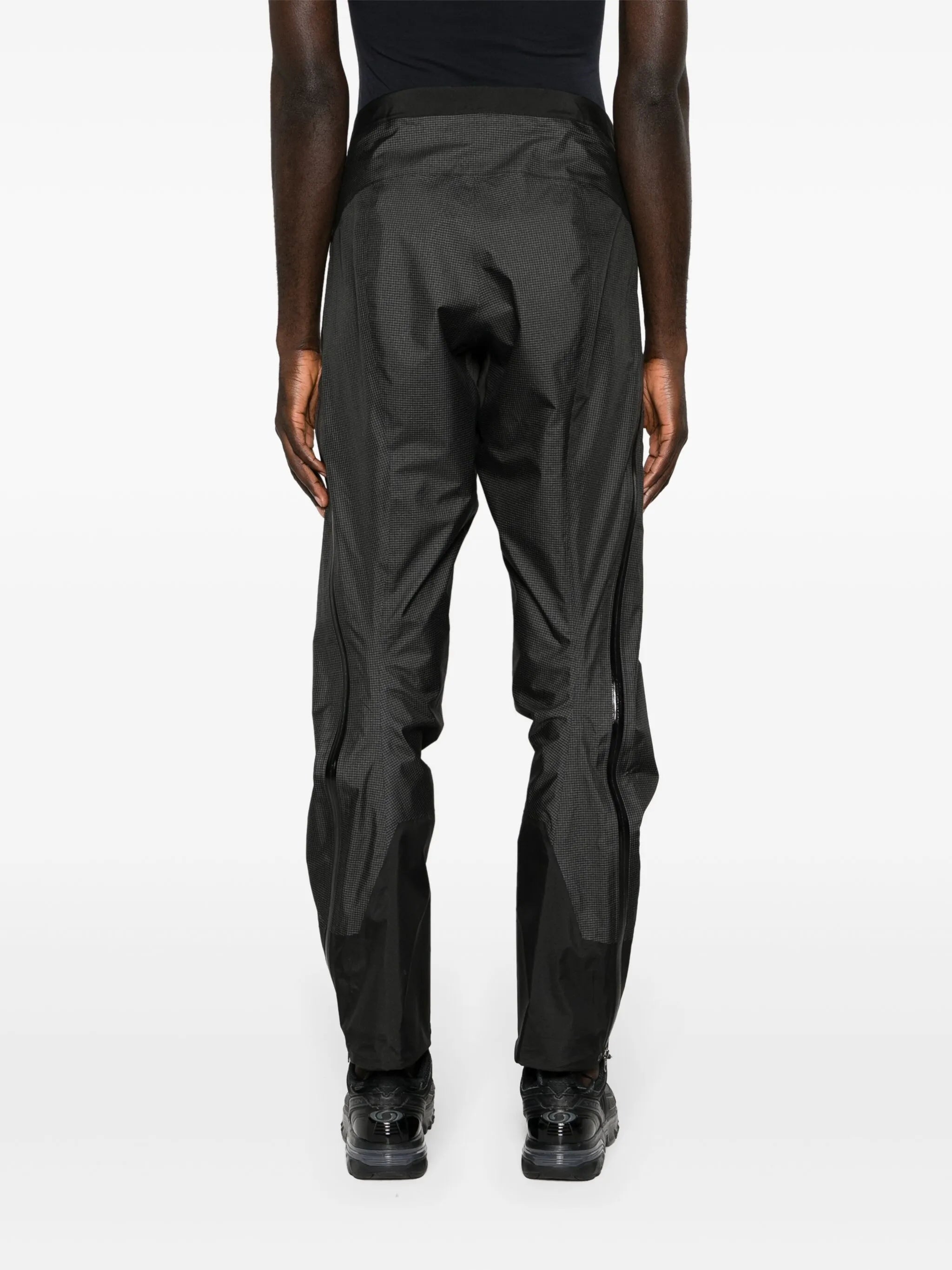 Alpha checked waterproof trousers