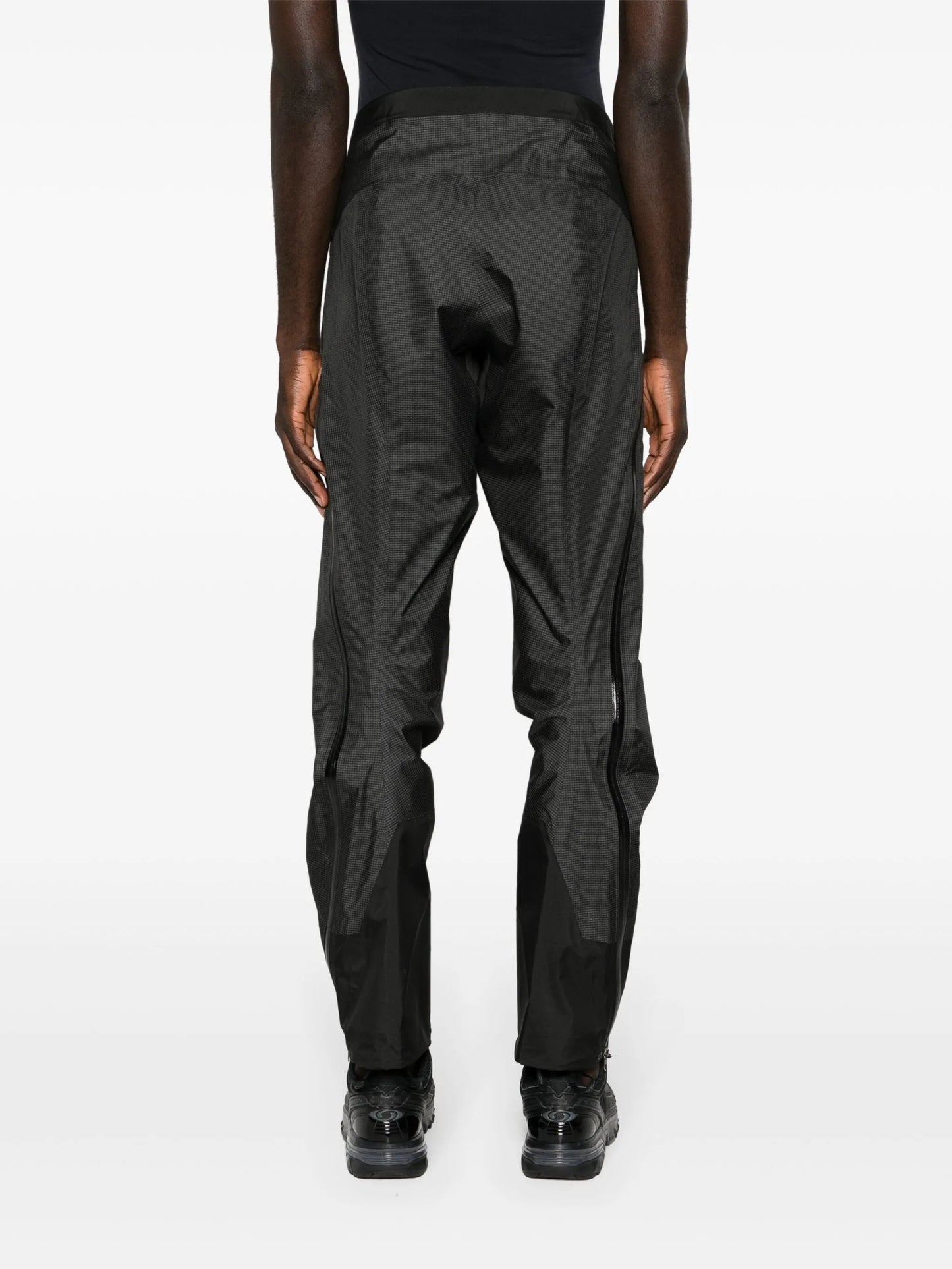 Alpha checked waterproof trousers