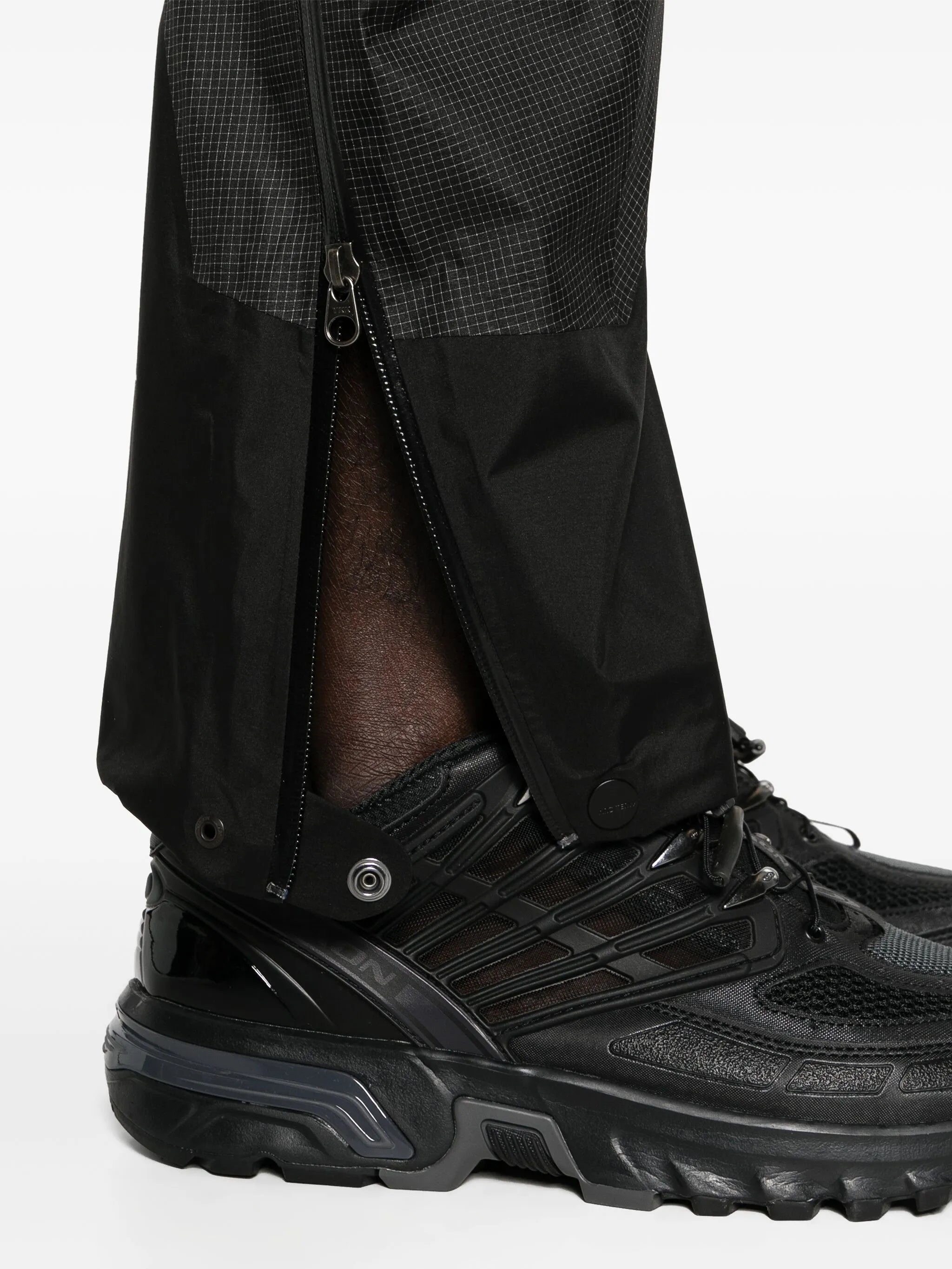 Alpha checked waterproof trousers