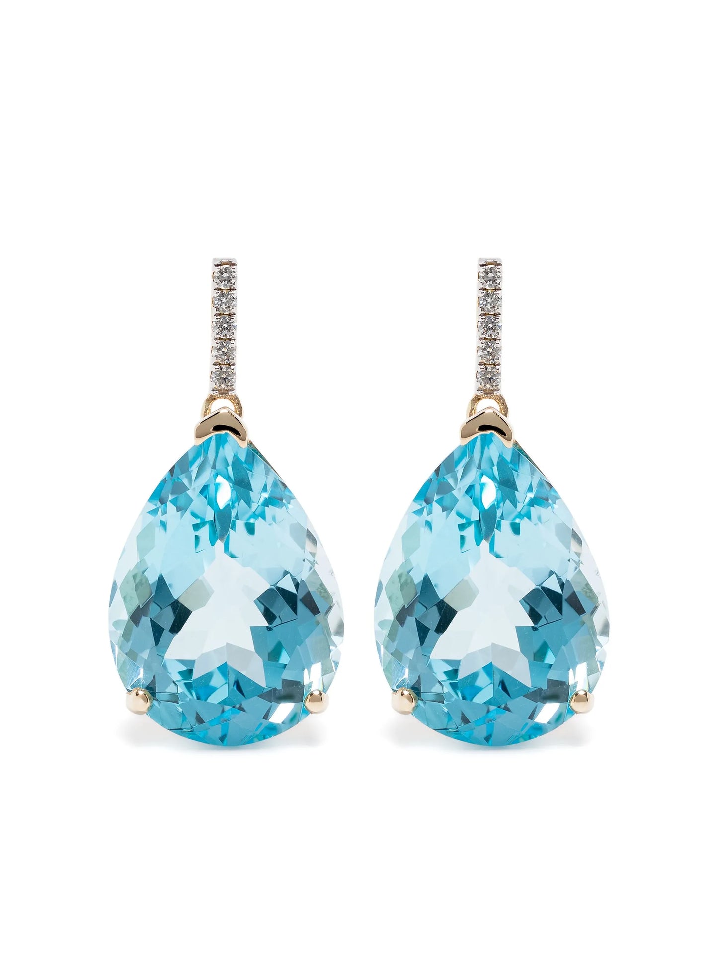 14kt yellow gold Pear drop earrings