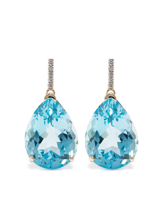 14kt yellow gold Pear drop earrings