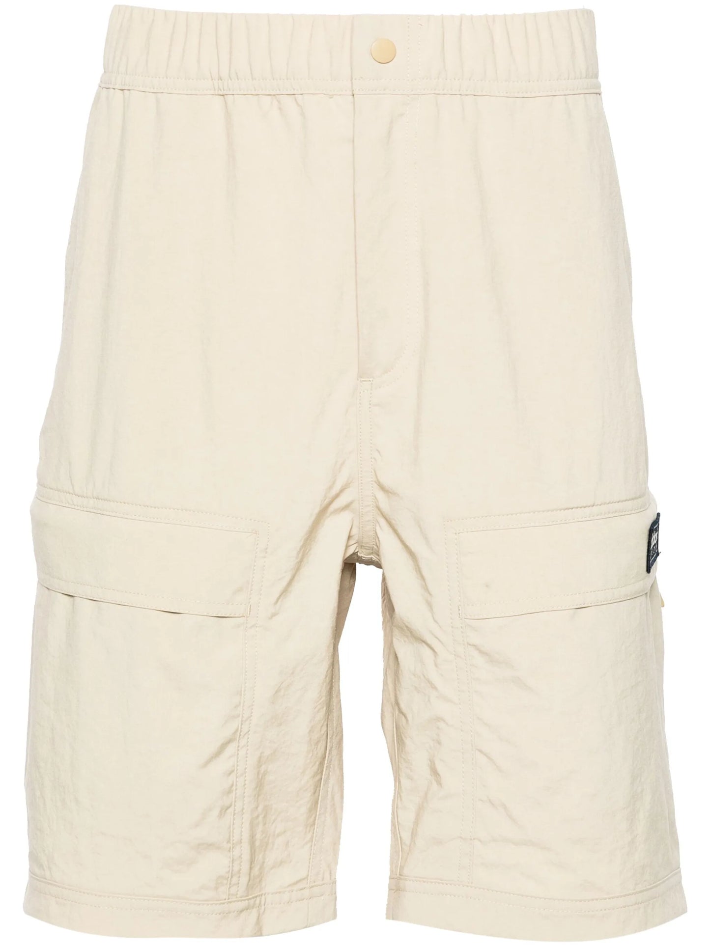 logo-patch elasticated-waist shorts
