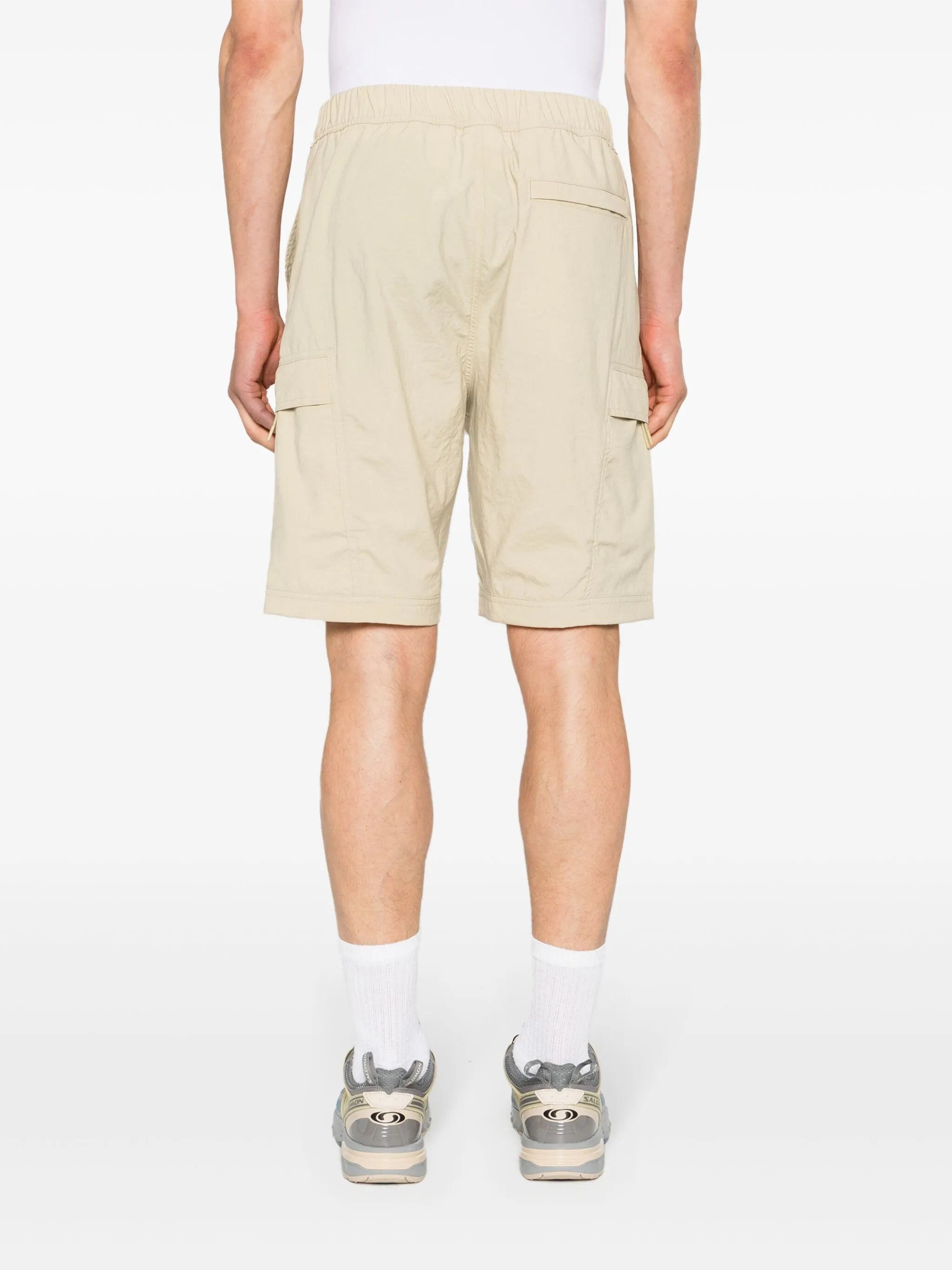 logo-patch elasticated-waist shorts