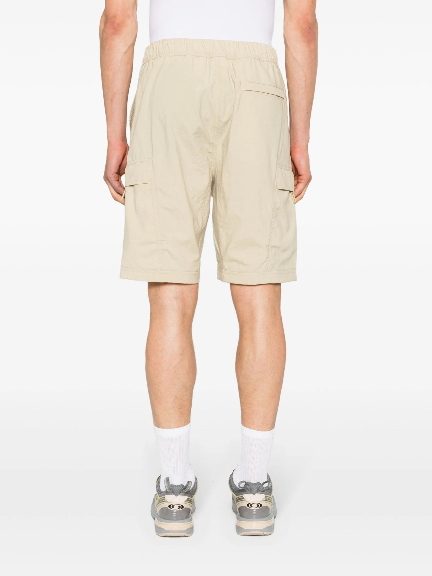 logo-patch elasticated-waist shorts