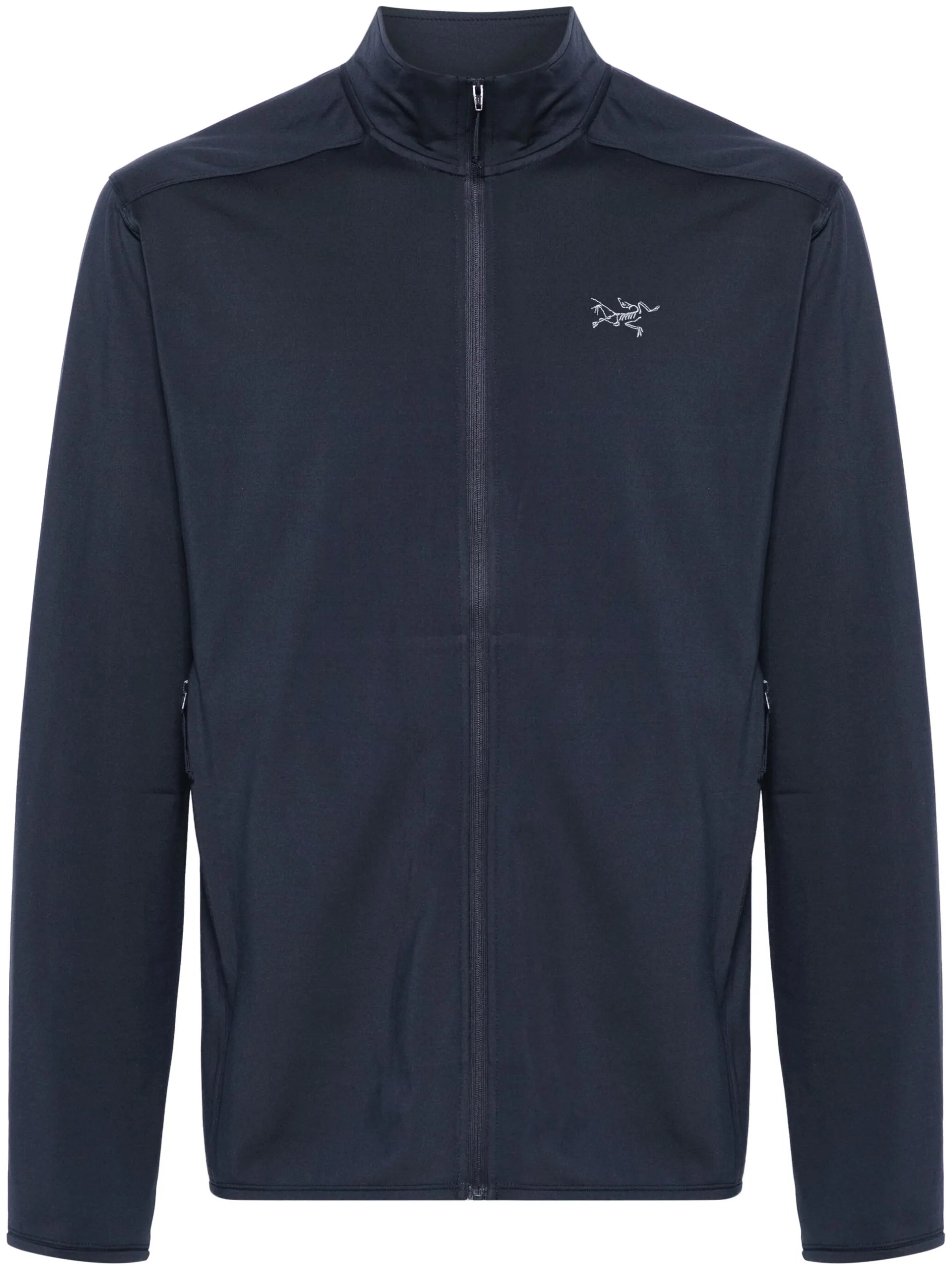 Kyanite logo-embroidered jacket