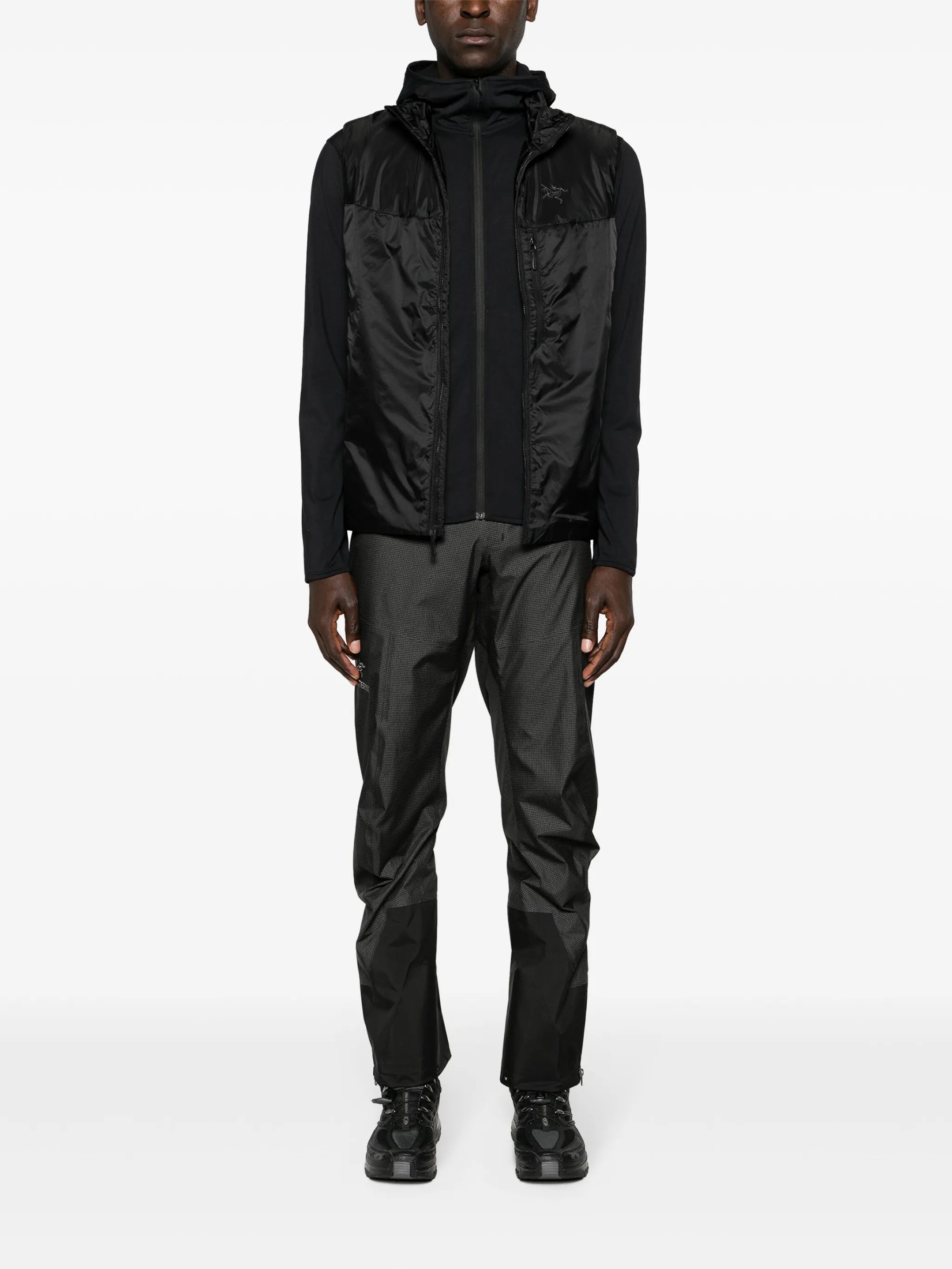 Kyanite zip-up hooded jacket