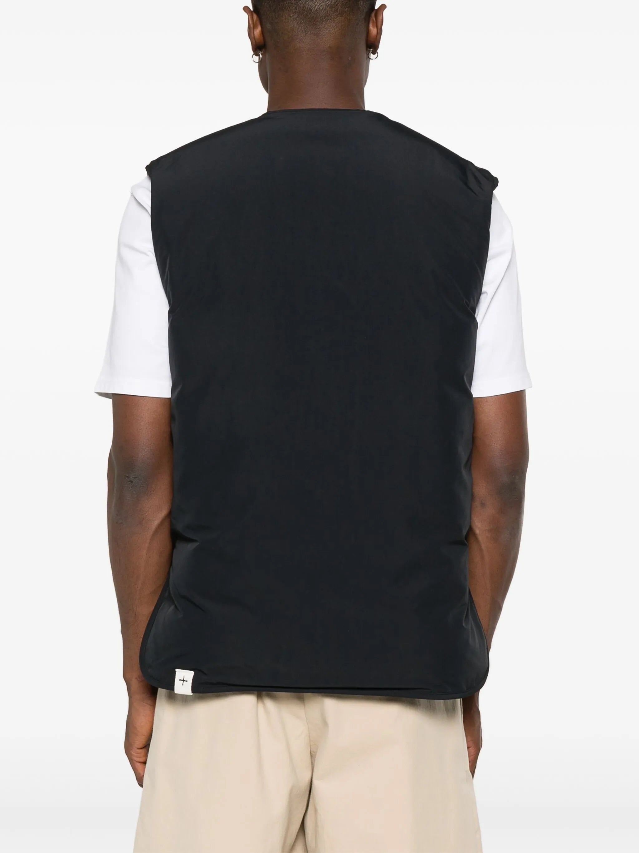 + zip-up padded gilet