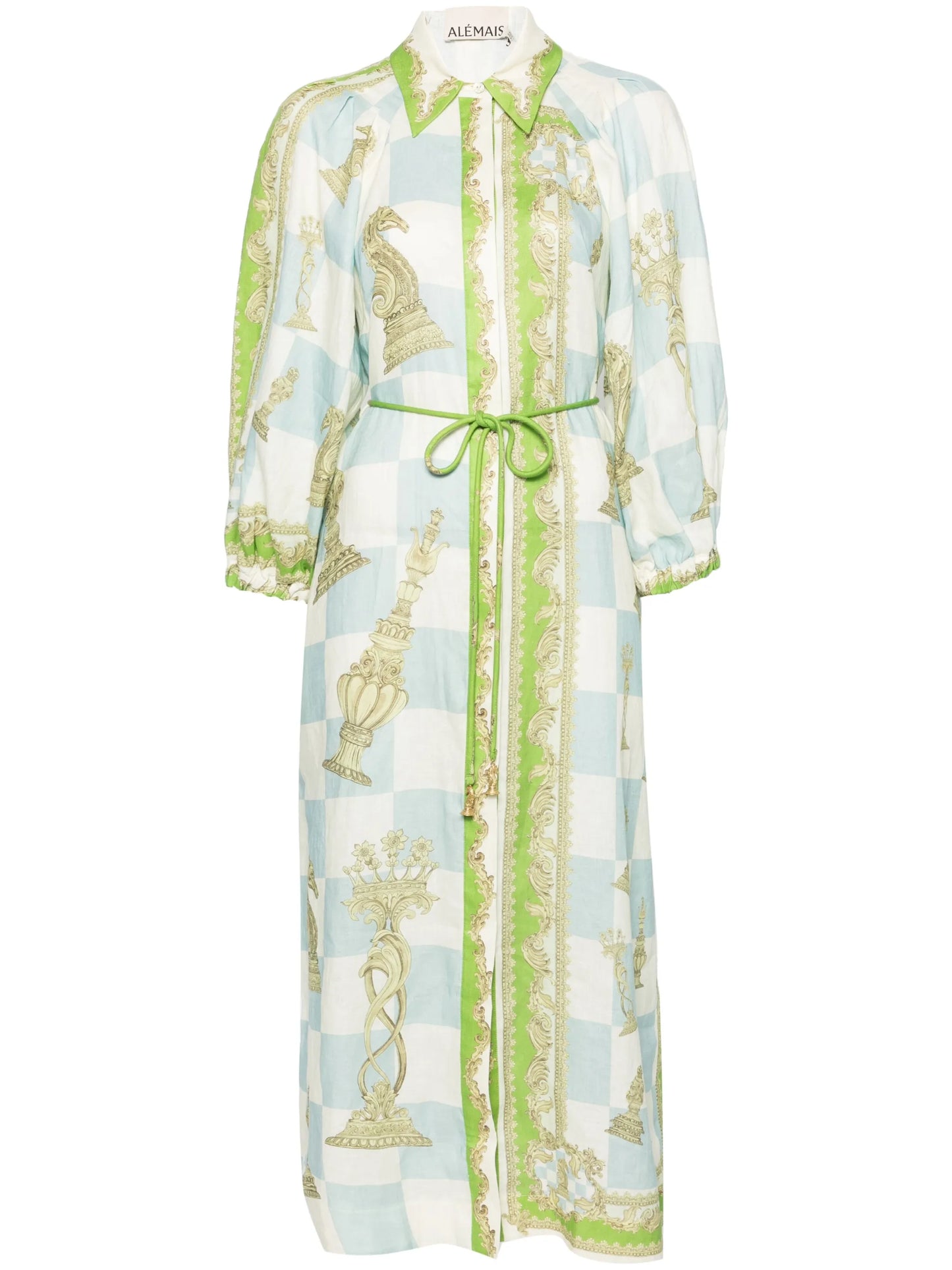 Checkmate midi shirt dress