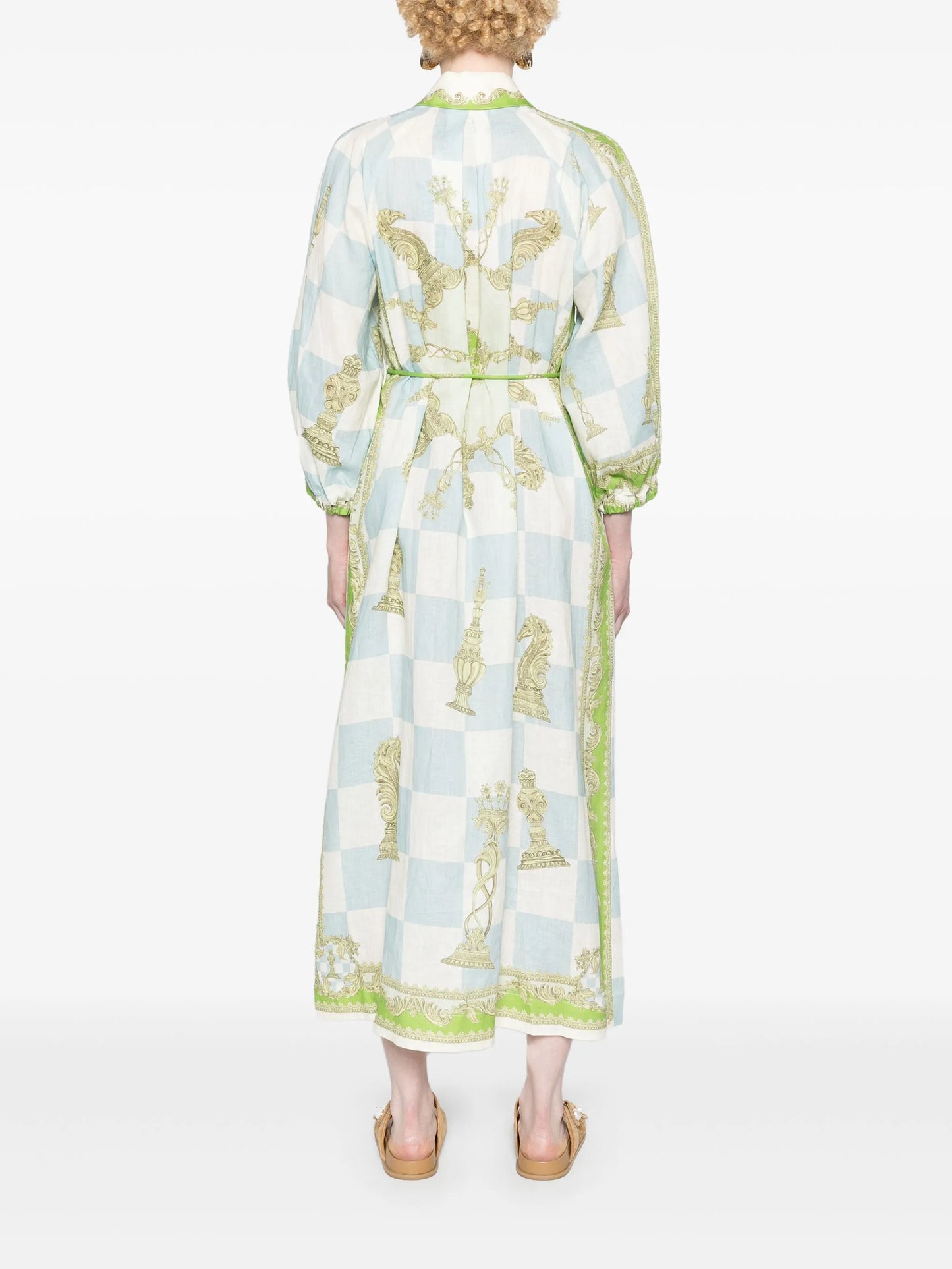 Checkmate midi shirt dress