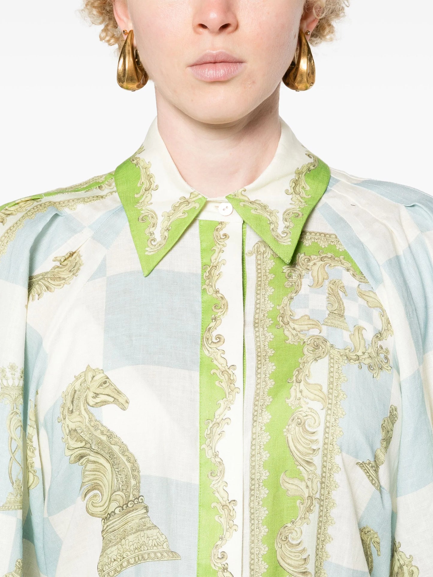 Checkmate midi shirt dress