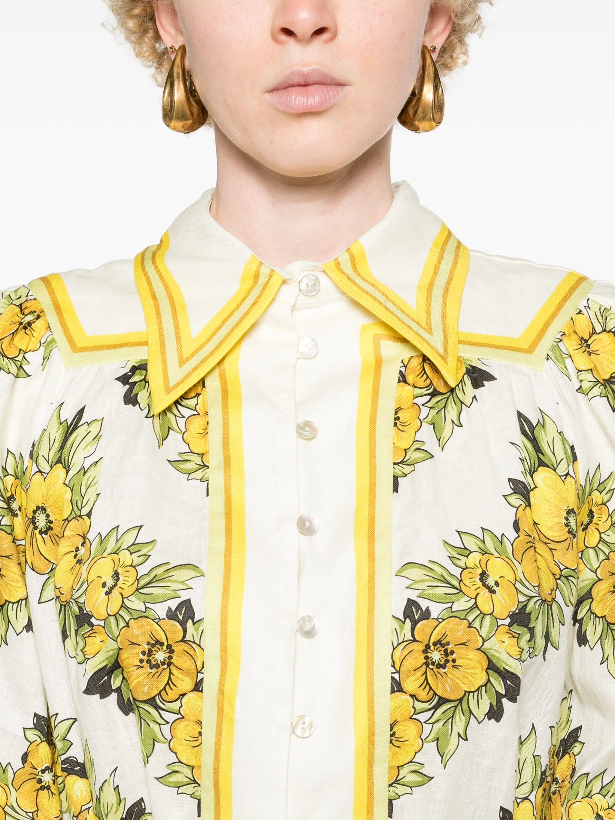 Gisela floral-print minidress
