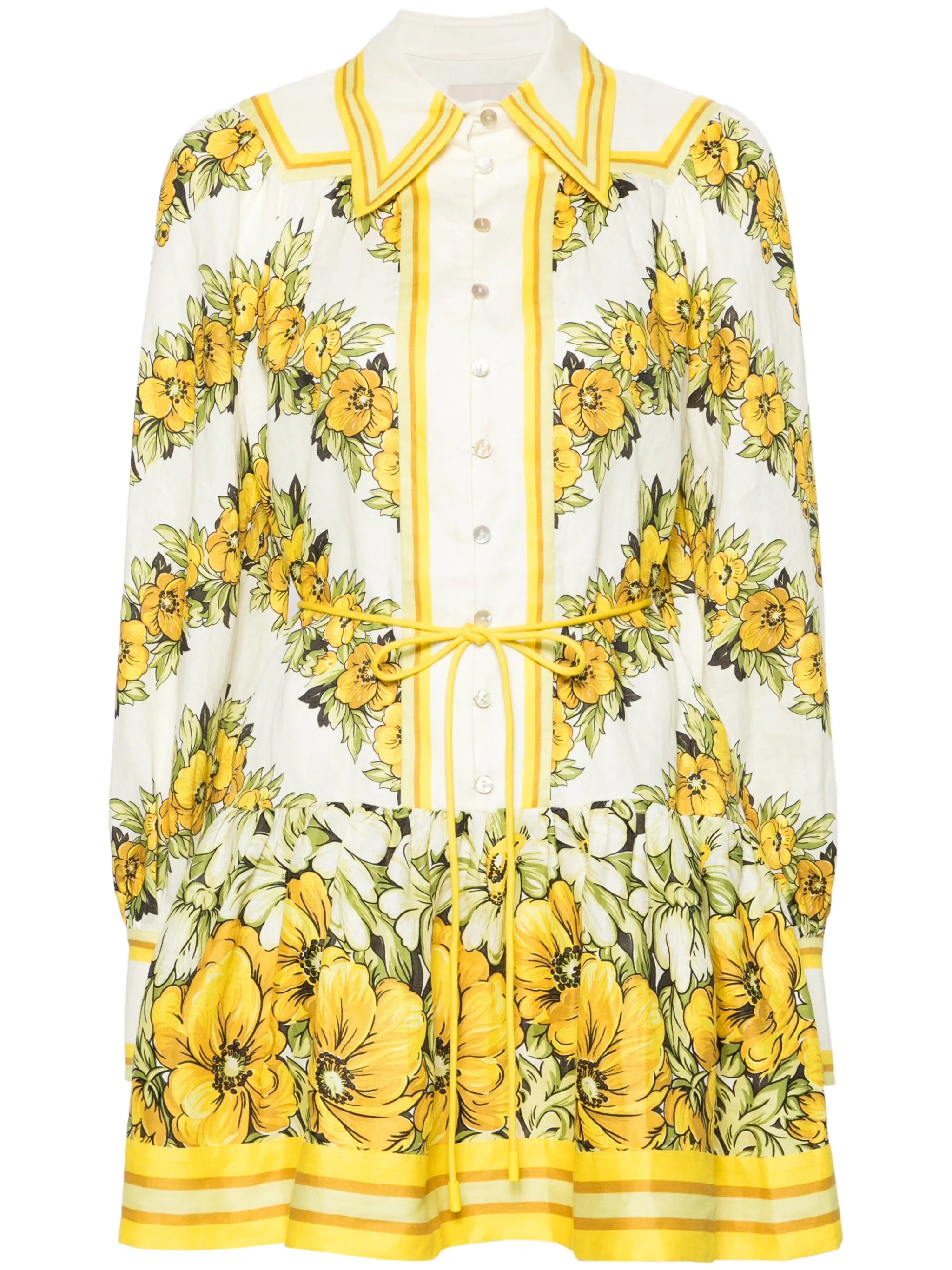 Gisela floral-print minidress