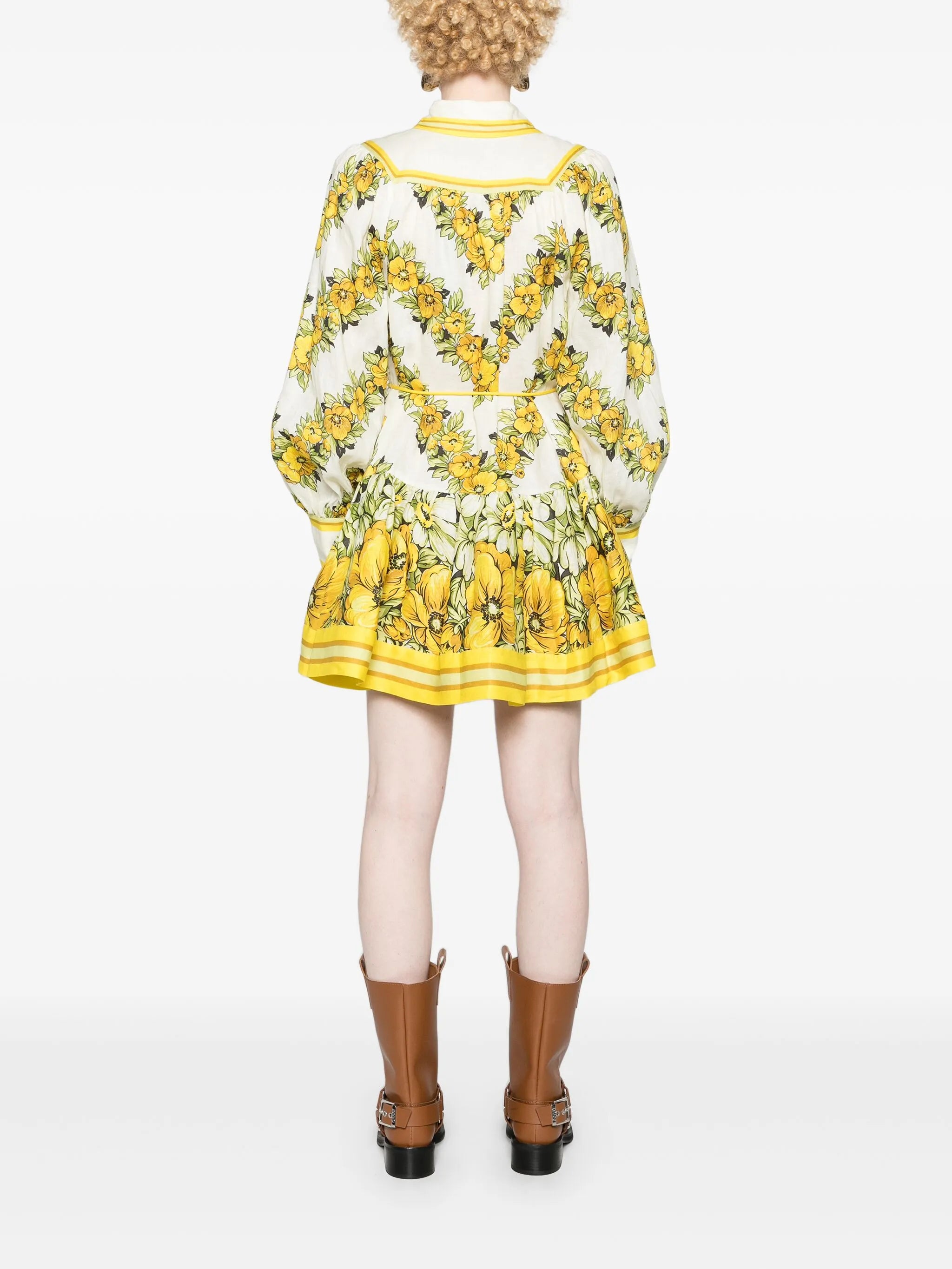 Gisela floral-print minidress