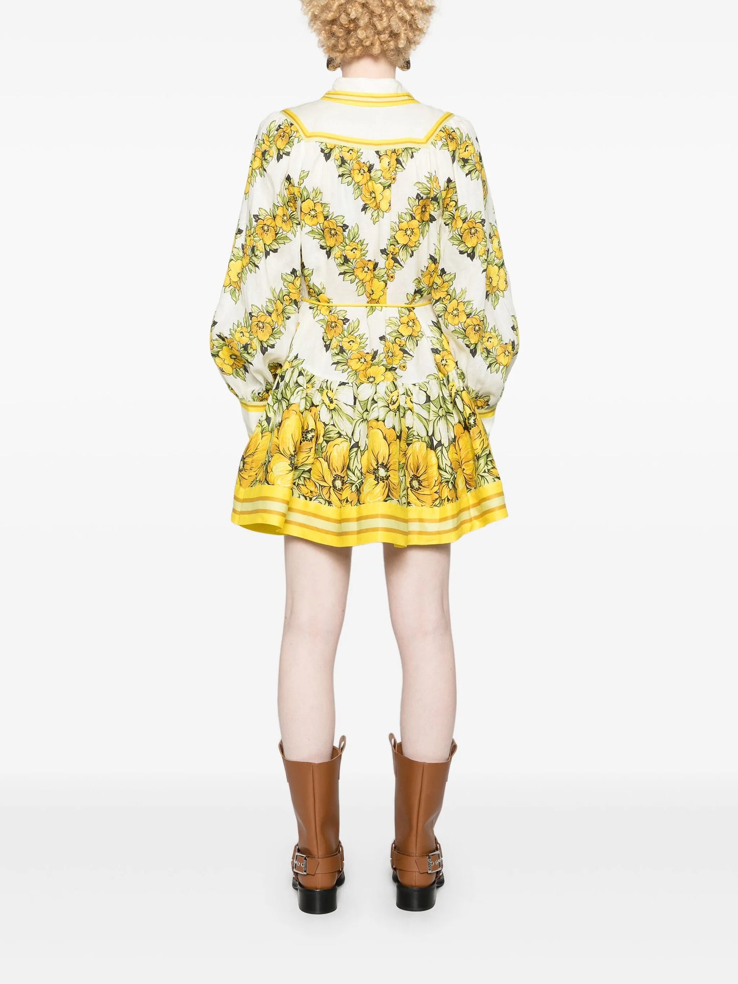 Gisela floral-print minidress