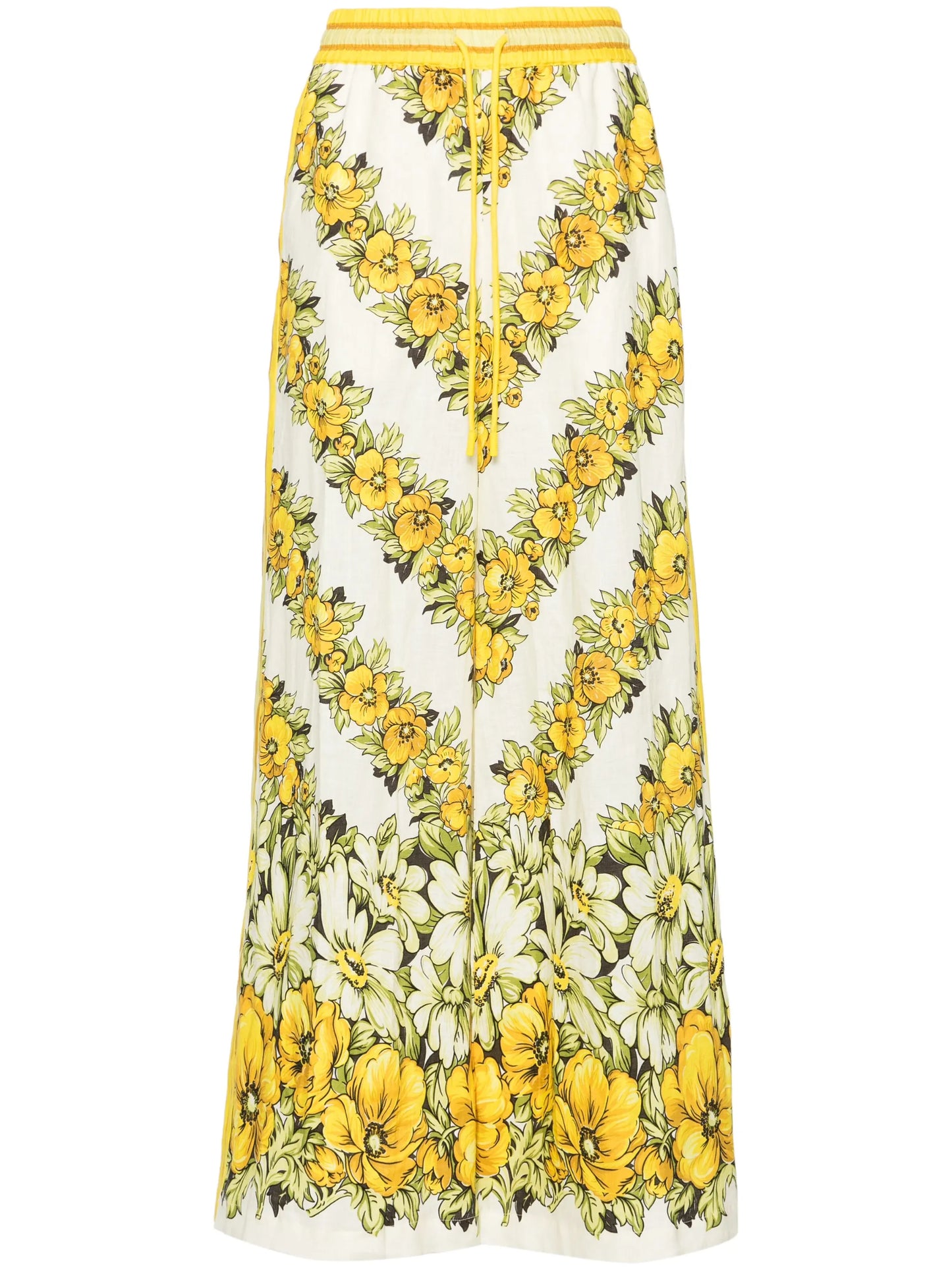 Gisela floral-print trousers
