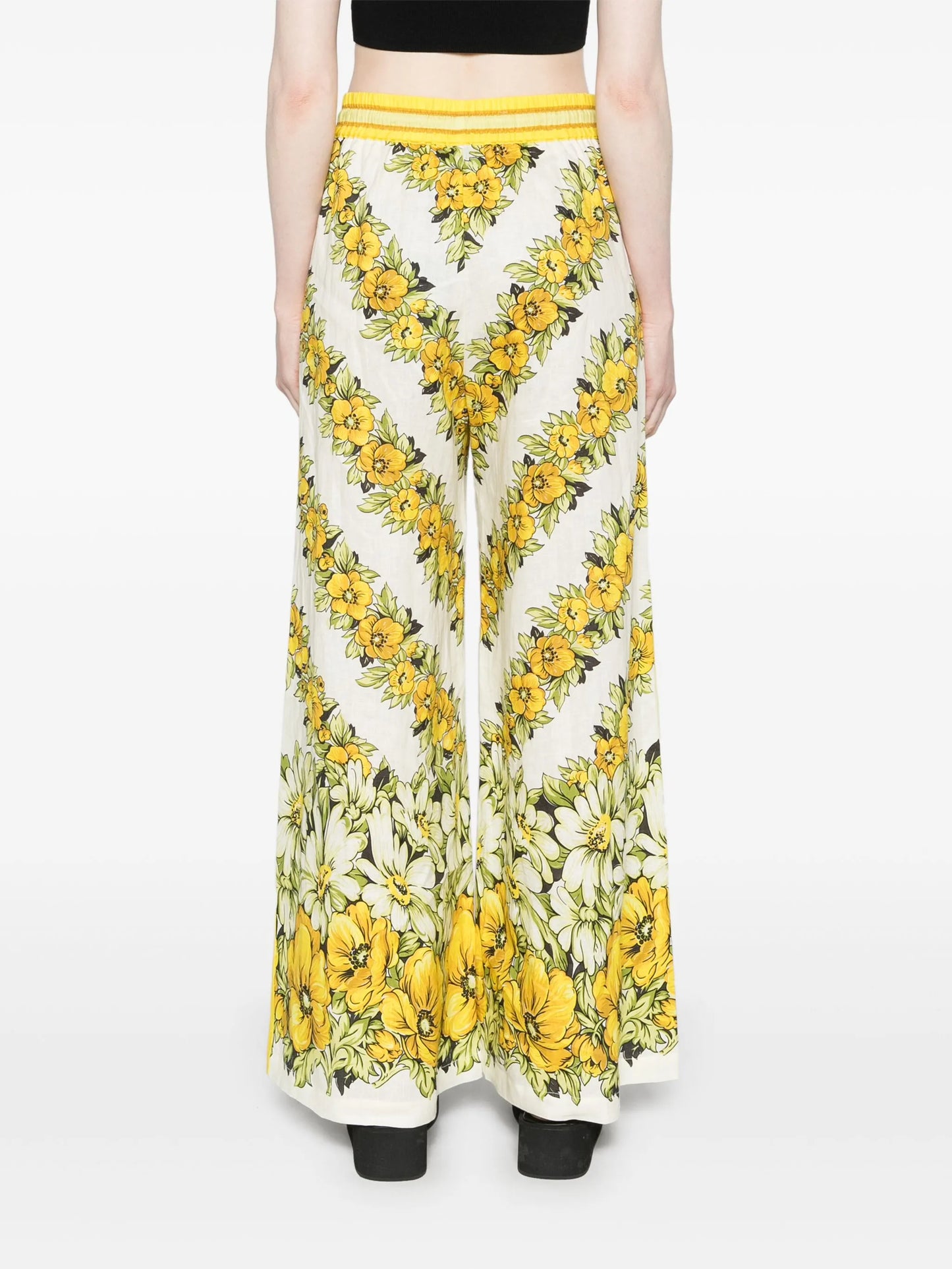 Gisela floral-print trousers