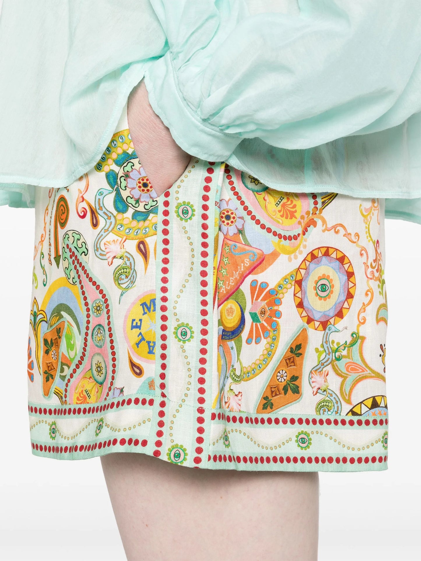 Pinball drawstring shorts