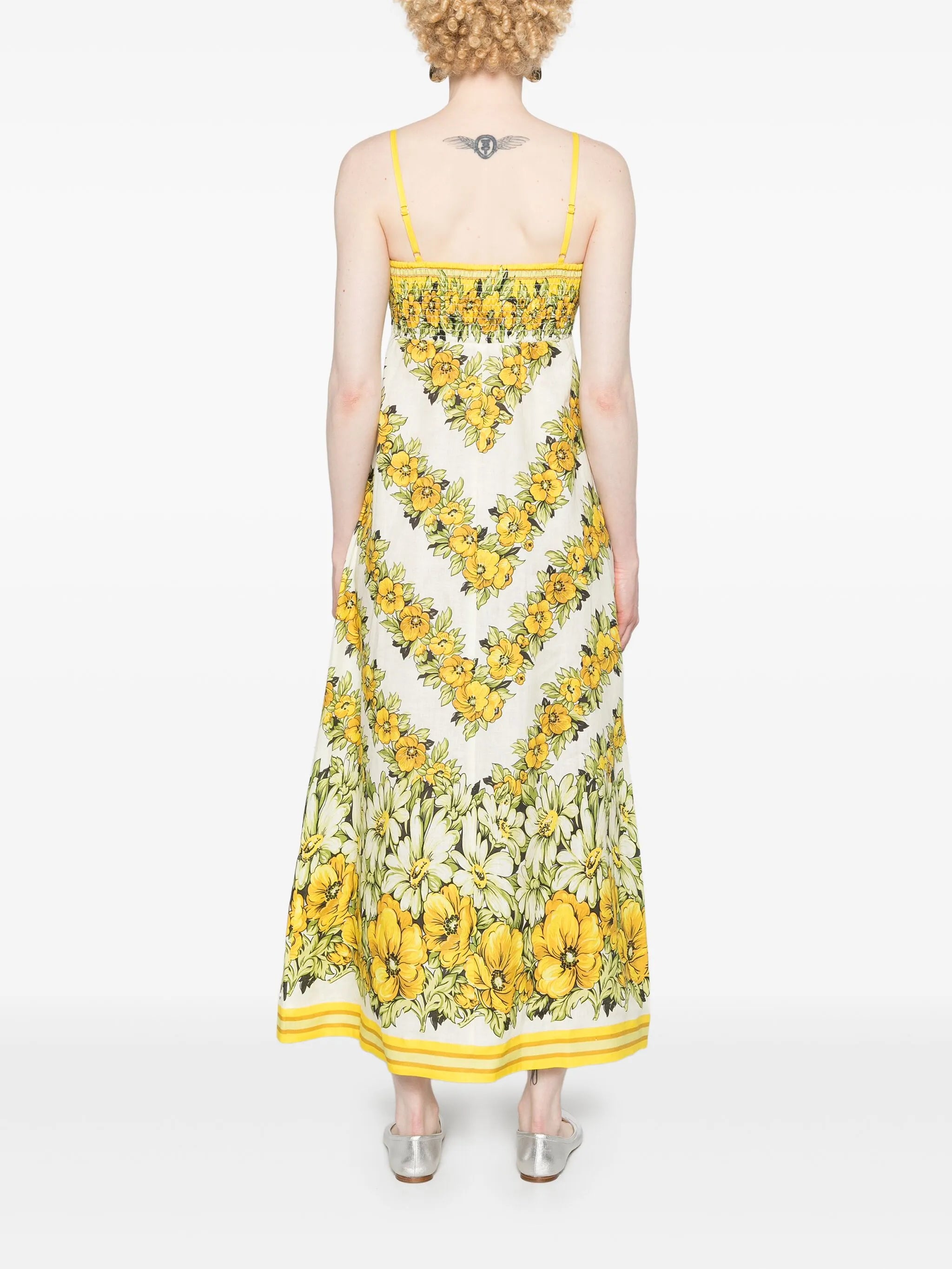 Gisela floral-print midi dress