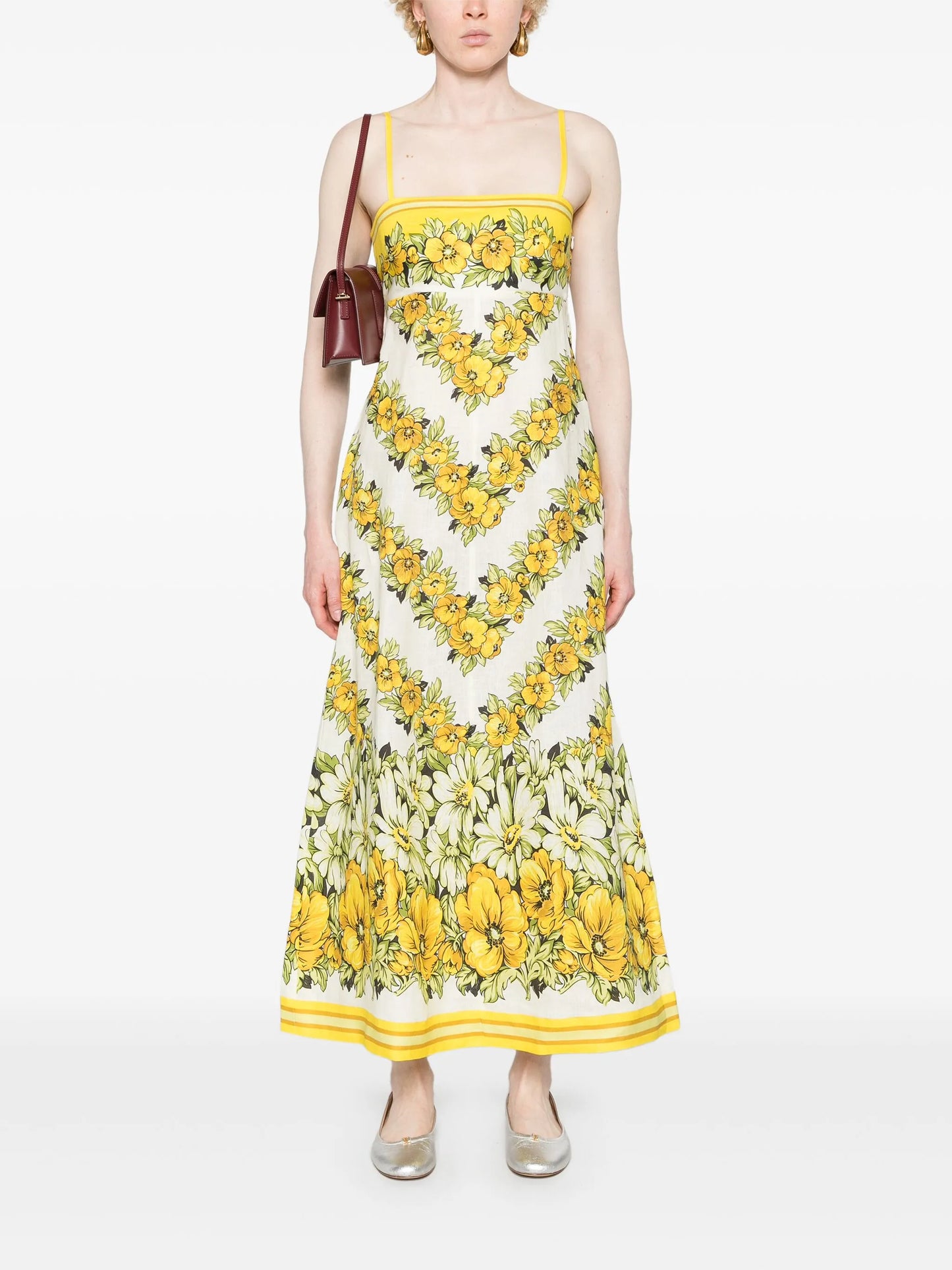 Gisela floral-print midi dress
