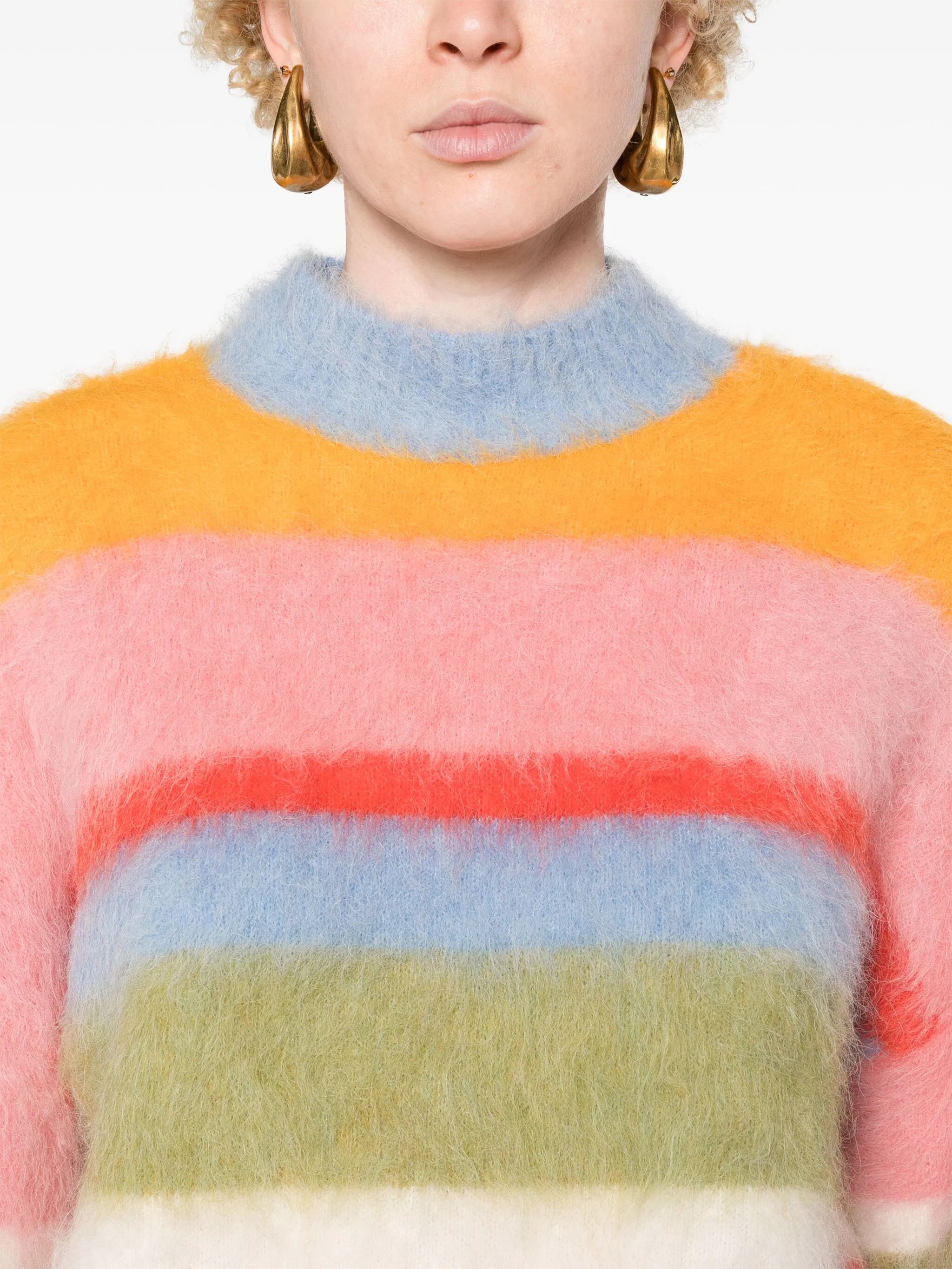 Sporty striped jumper