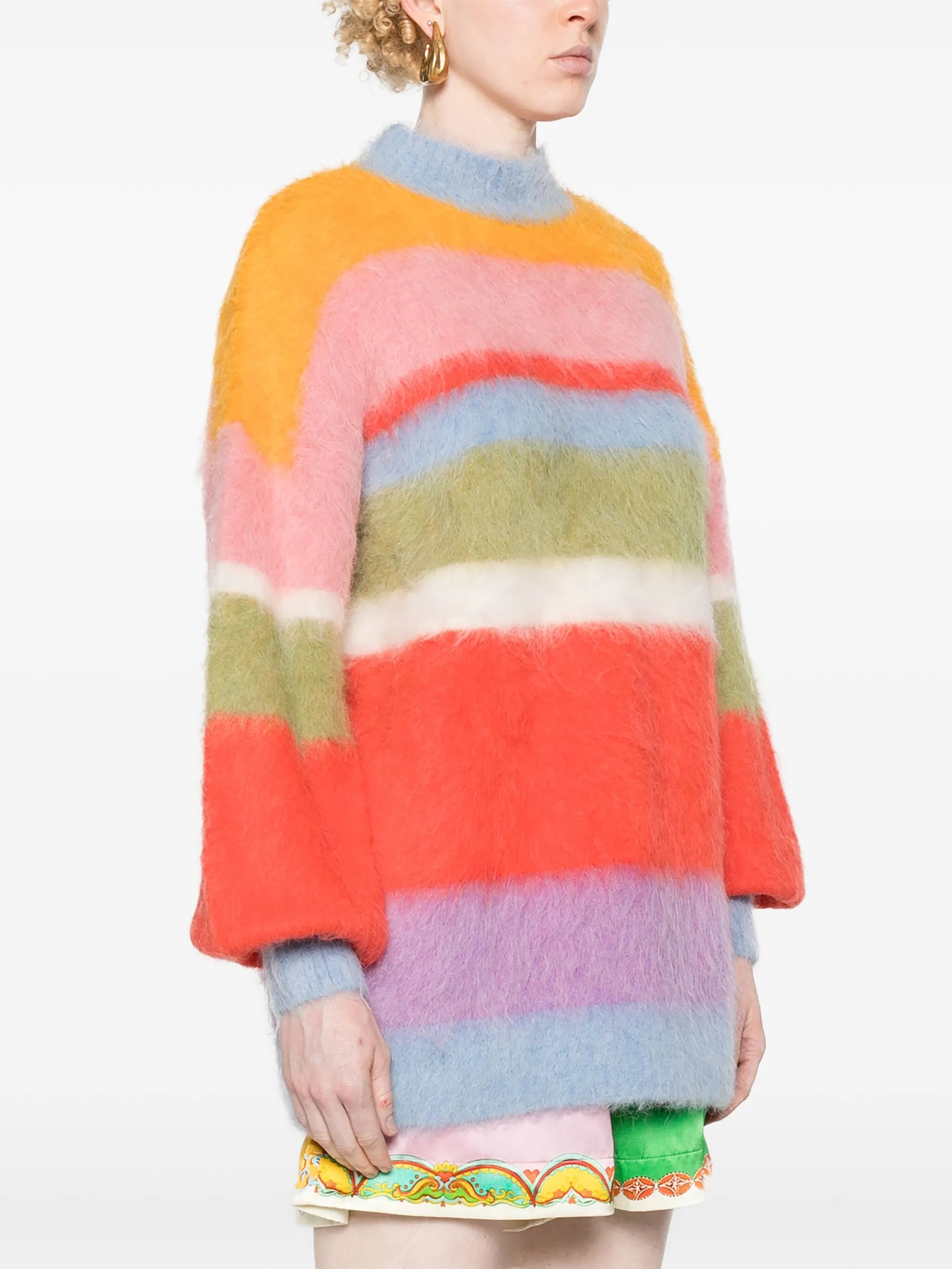Sporty striped jumper
