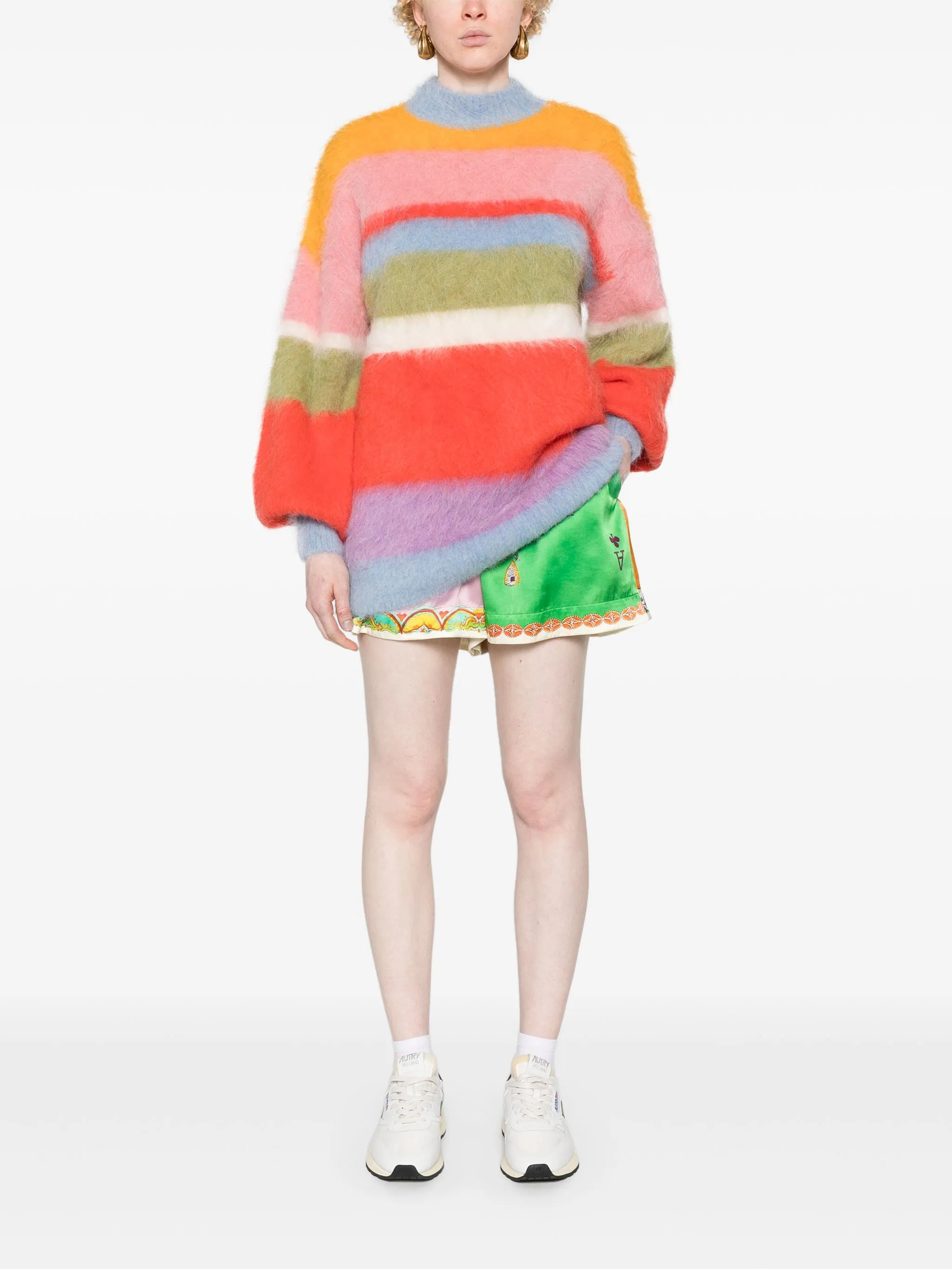 Sporty striped jumper