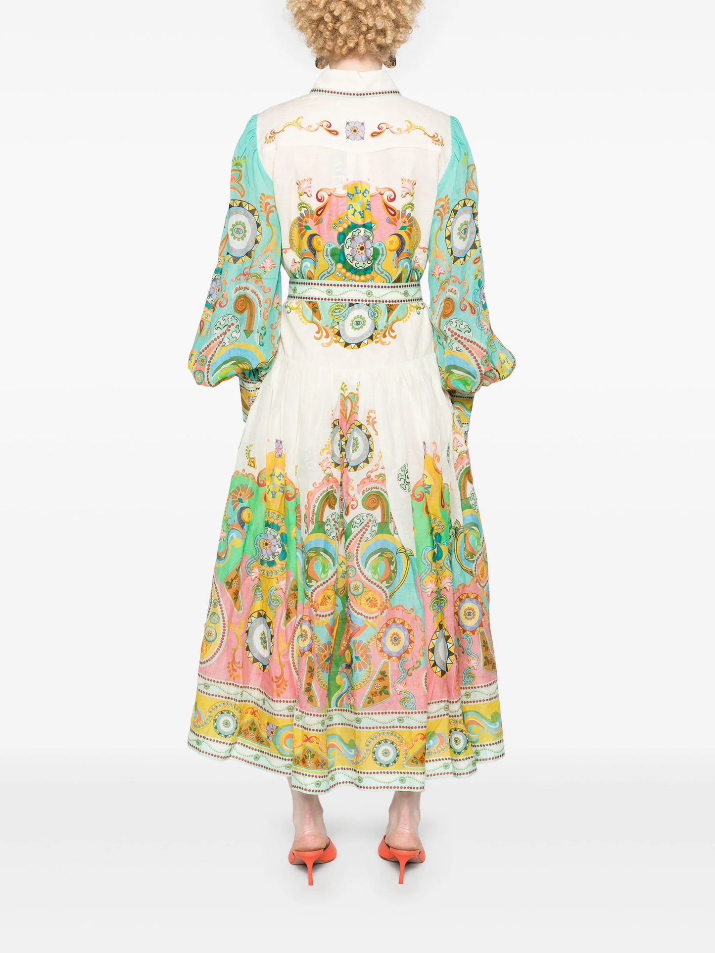 Pinball belted shirtdress