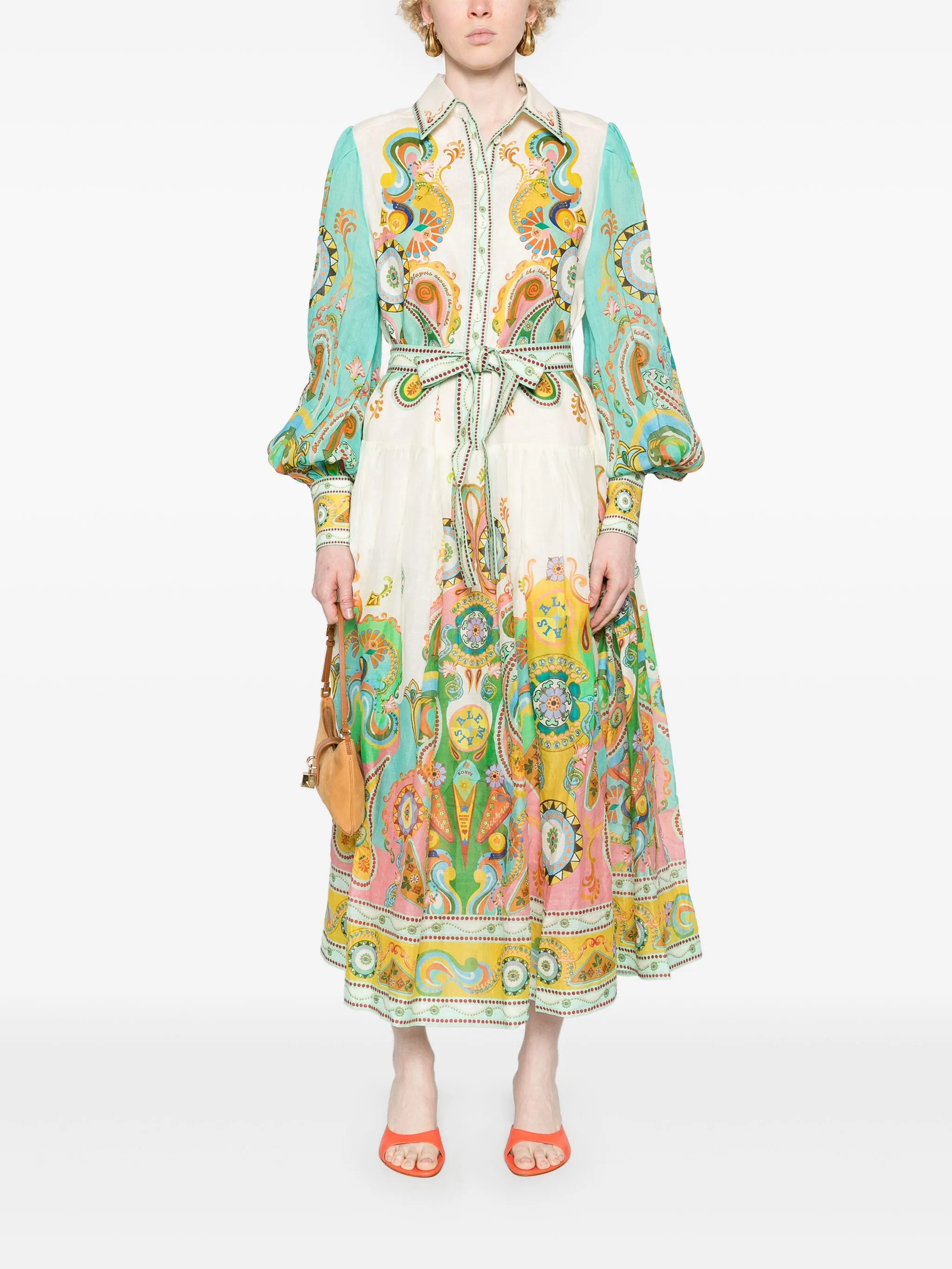 Pinball belted shirtdress