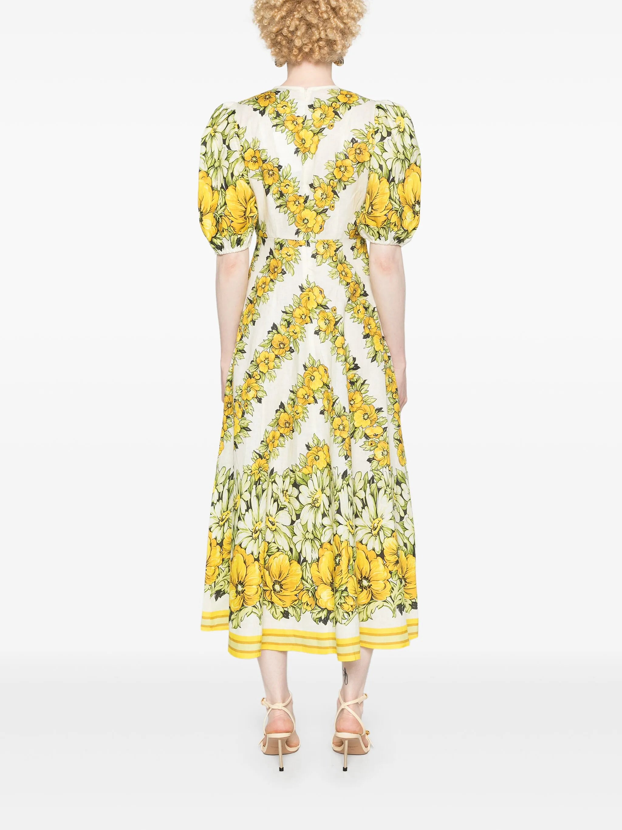 Gisela floral-print midi dress