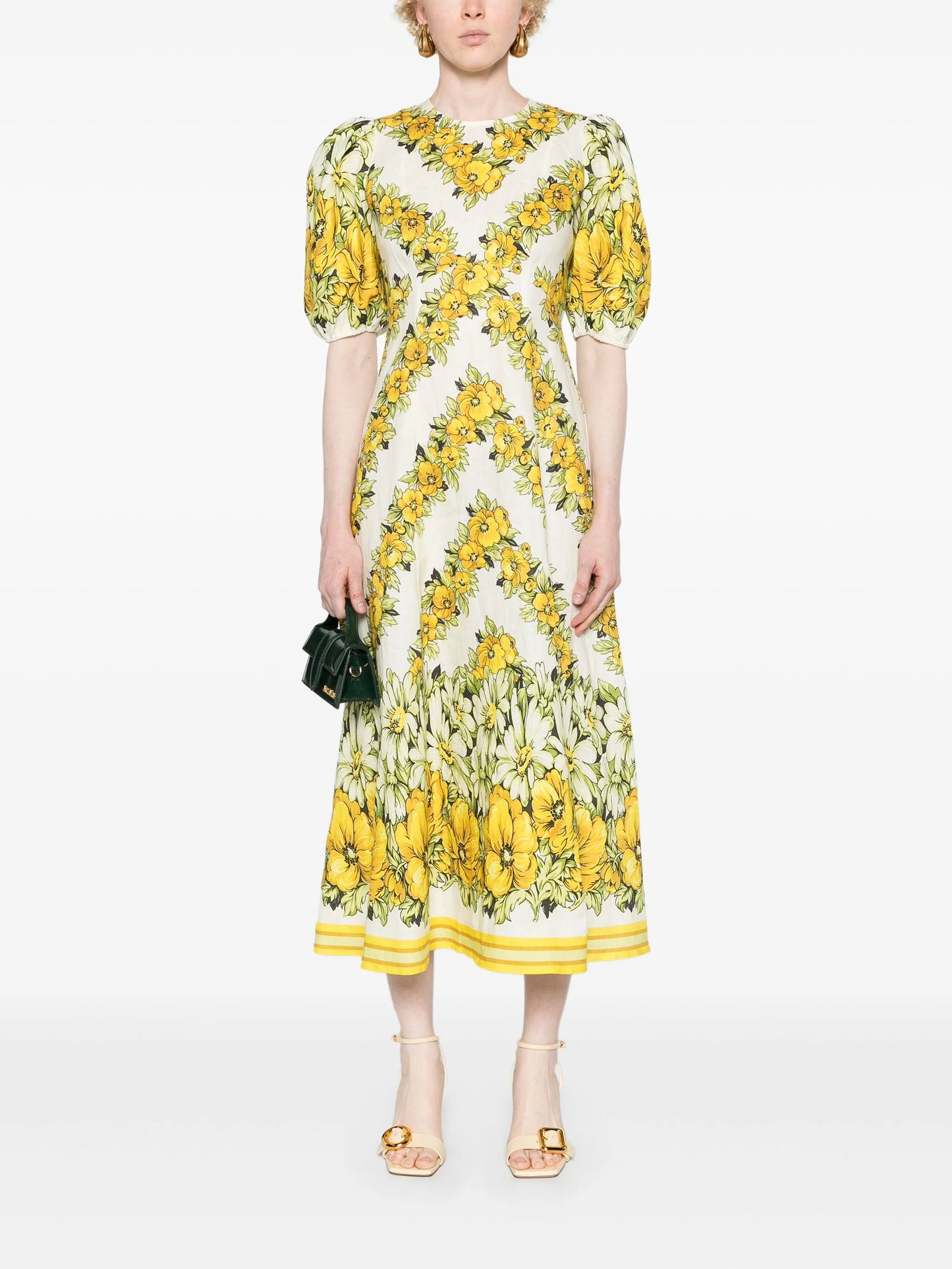 Gisela floral-print midi dress