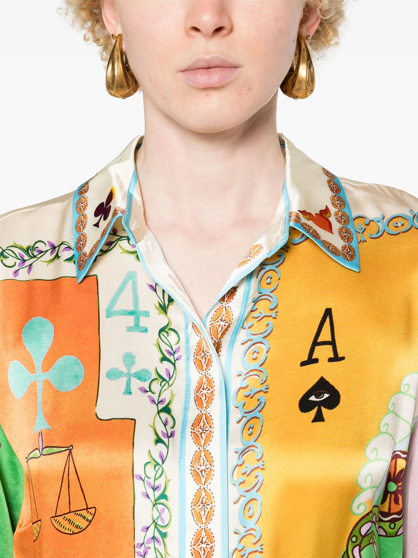 Rummy silk shirt