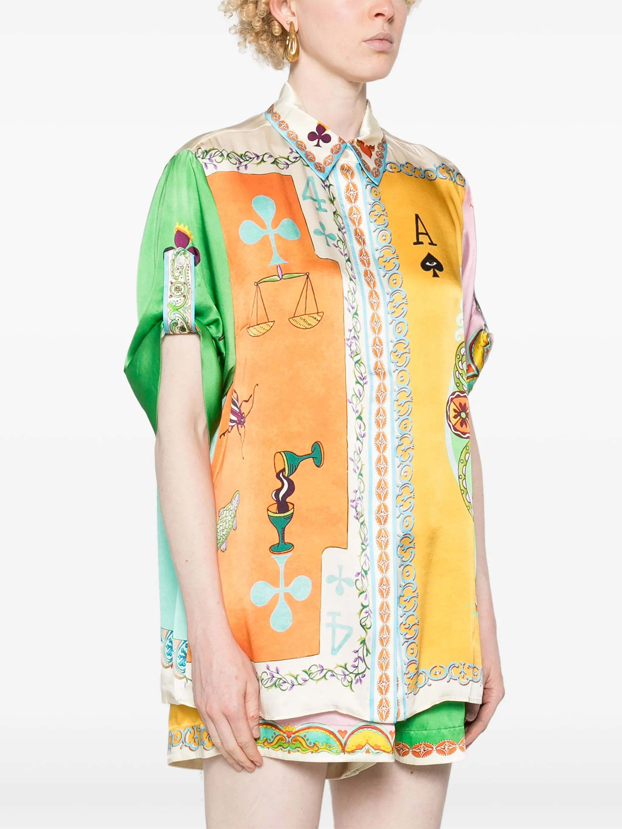 Rummy silk shirt