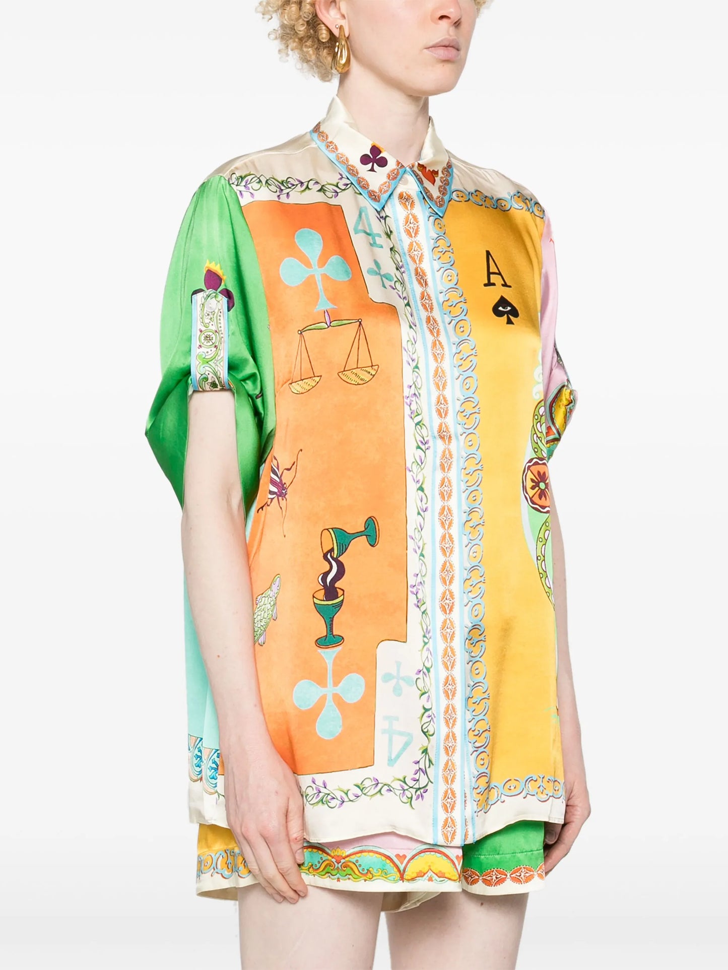 Rummy silk shirt