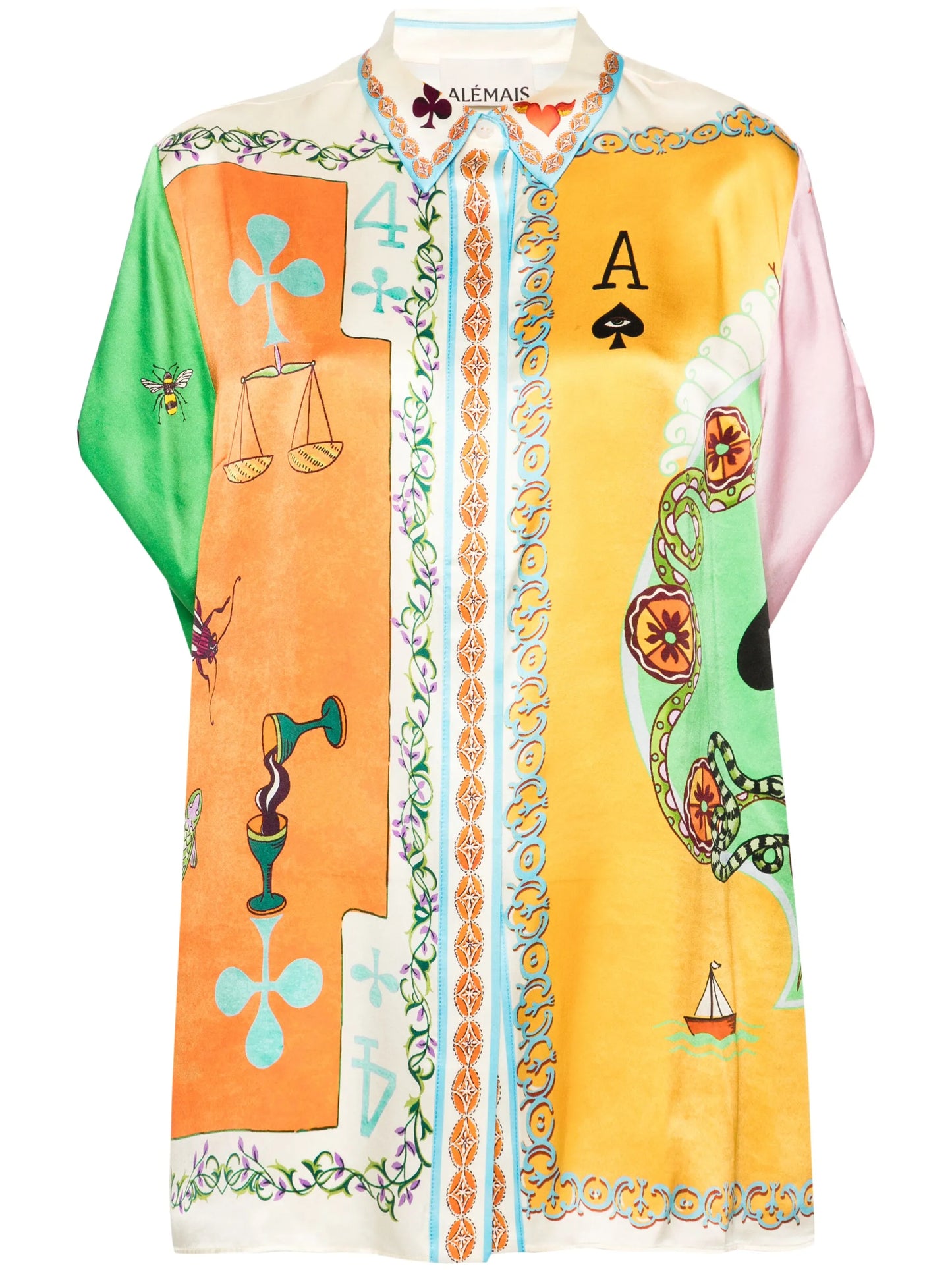 Rummy silk shirt