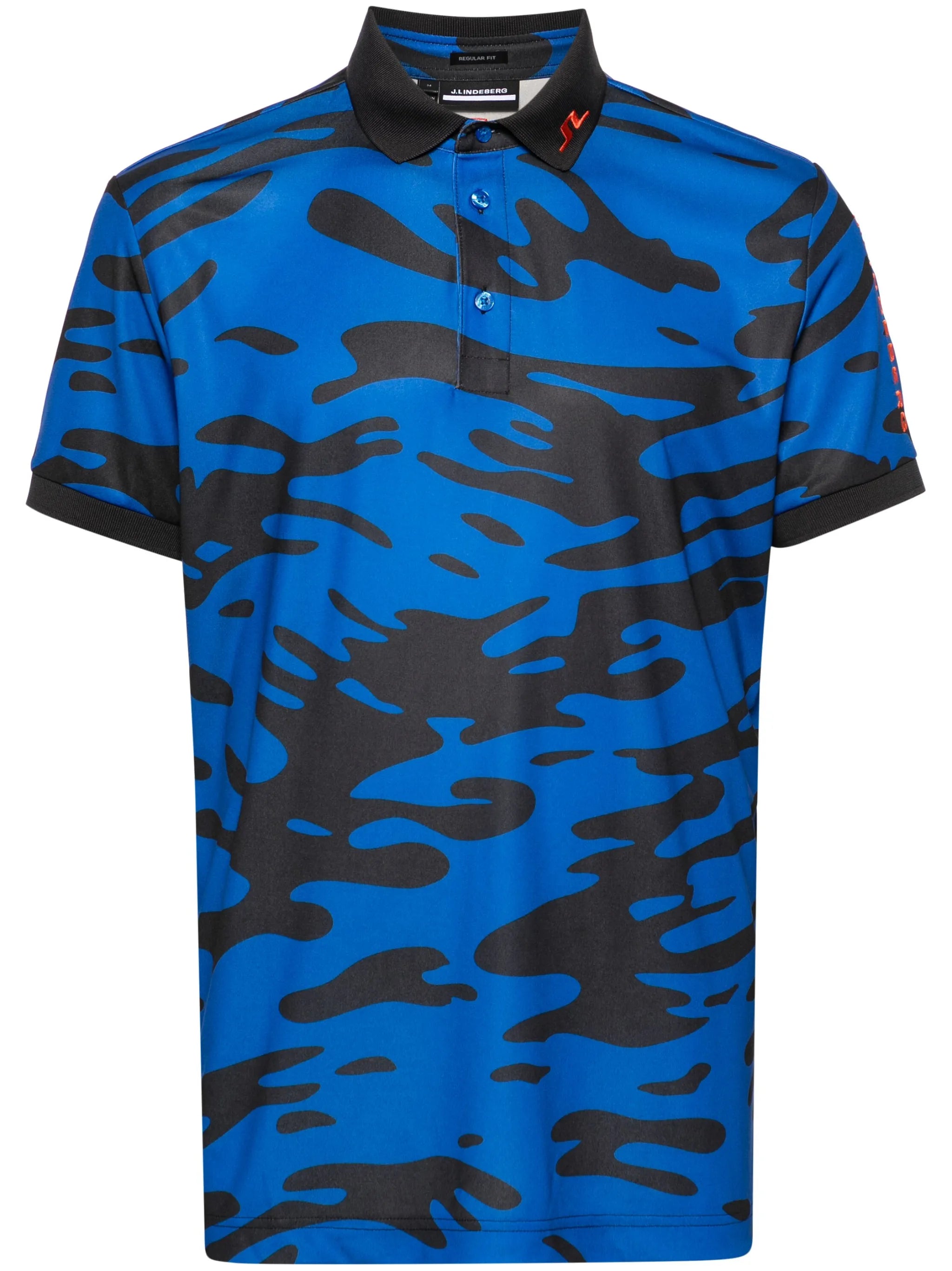 Tour Tech Regular abstract-print polo shirt