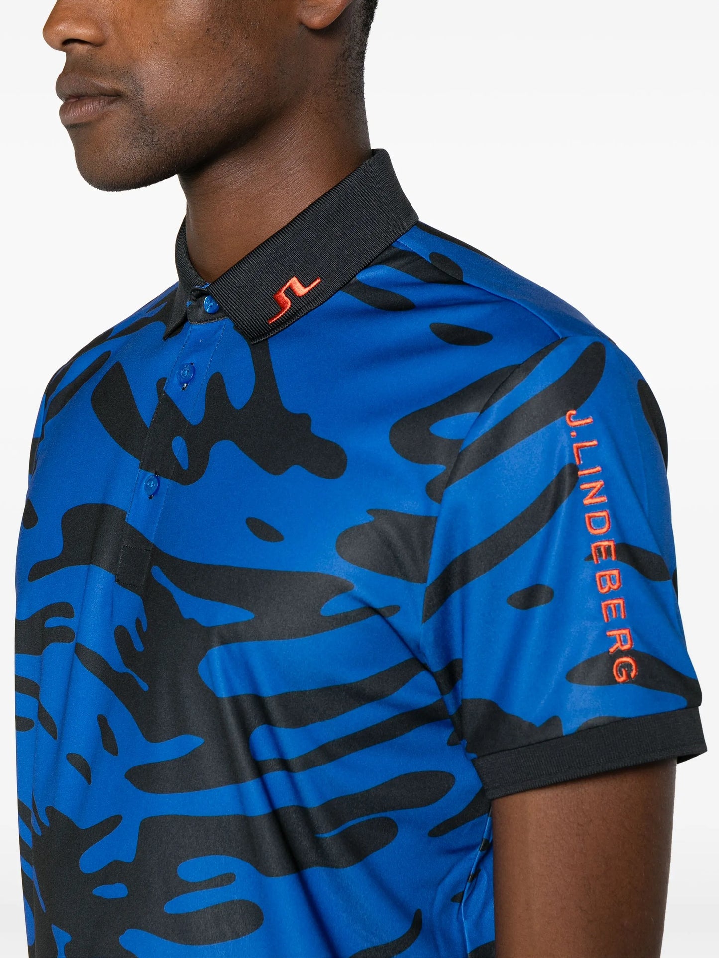 Tour Tech Regular abstract-print polo shirt