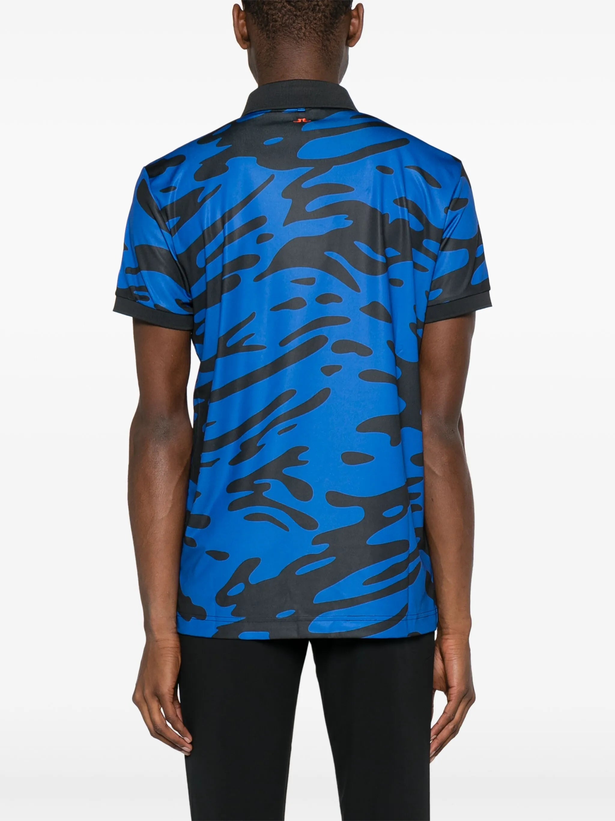 Tour Tech Regular abstract-print polo shirt