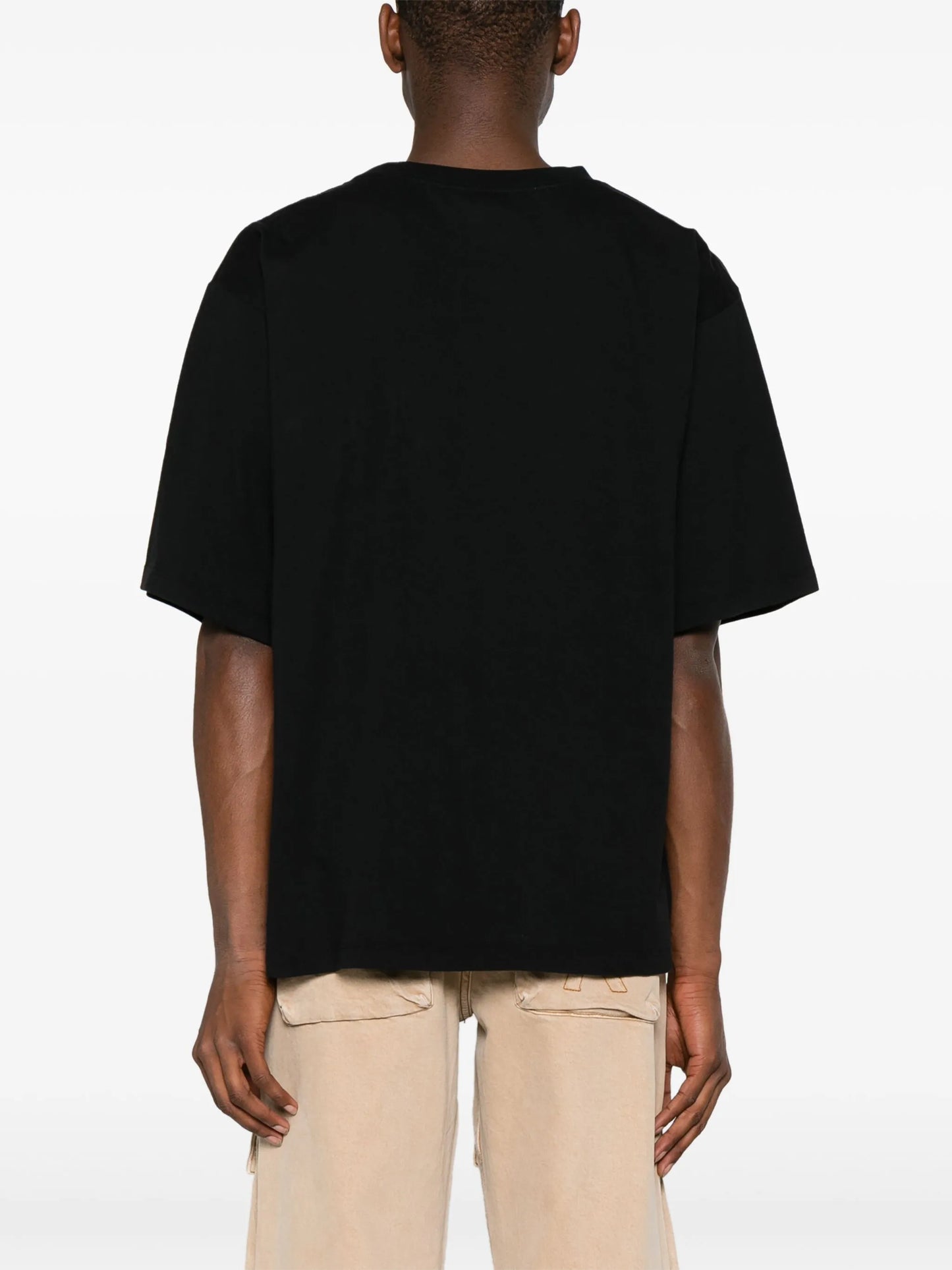 tiger head-print cotton T-shirt