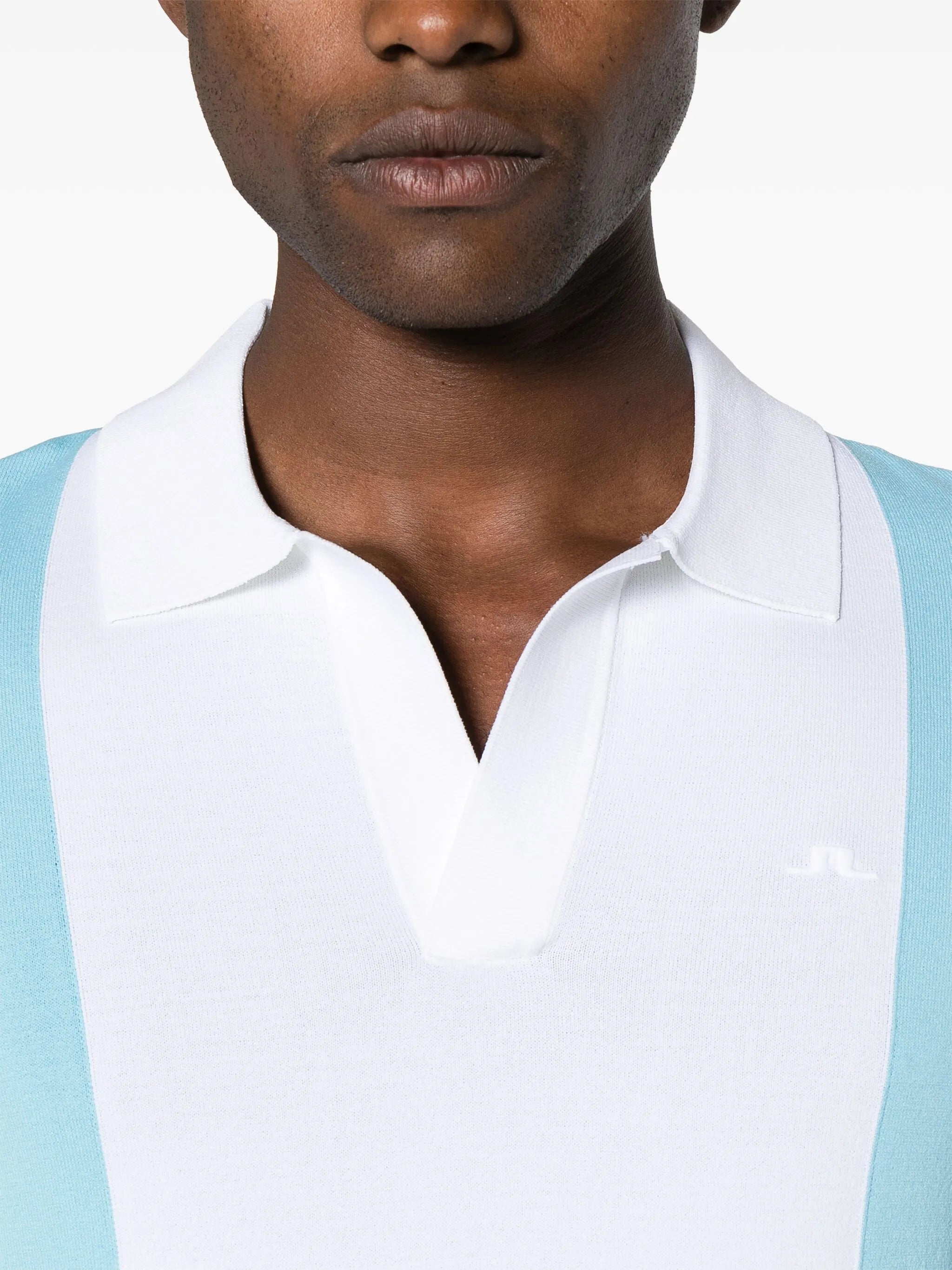 Learco colour-block polo shirt