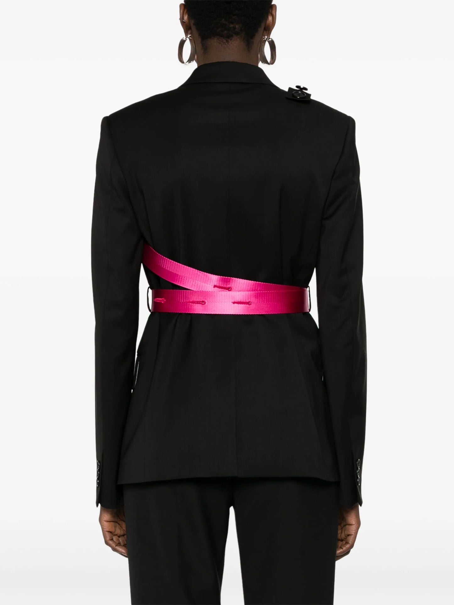 Seatbelt virgin wool blazer