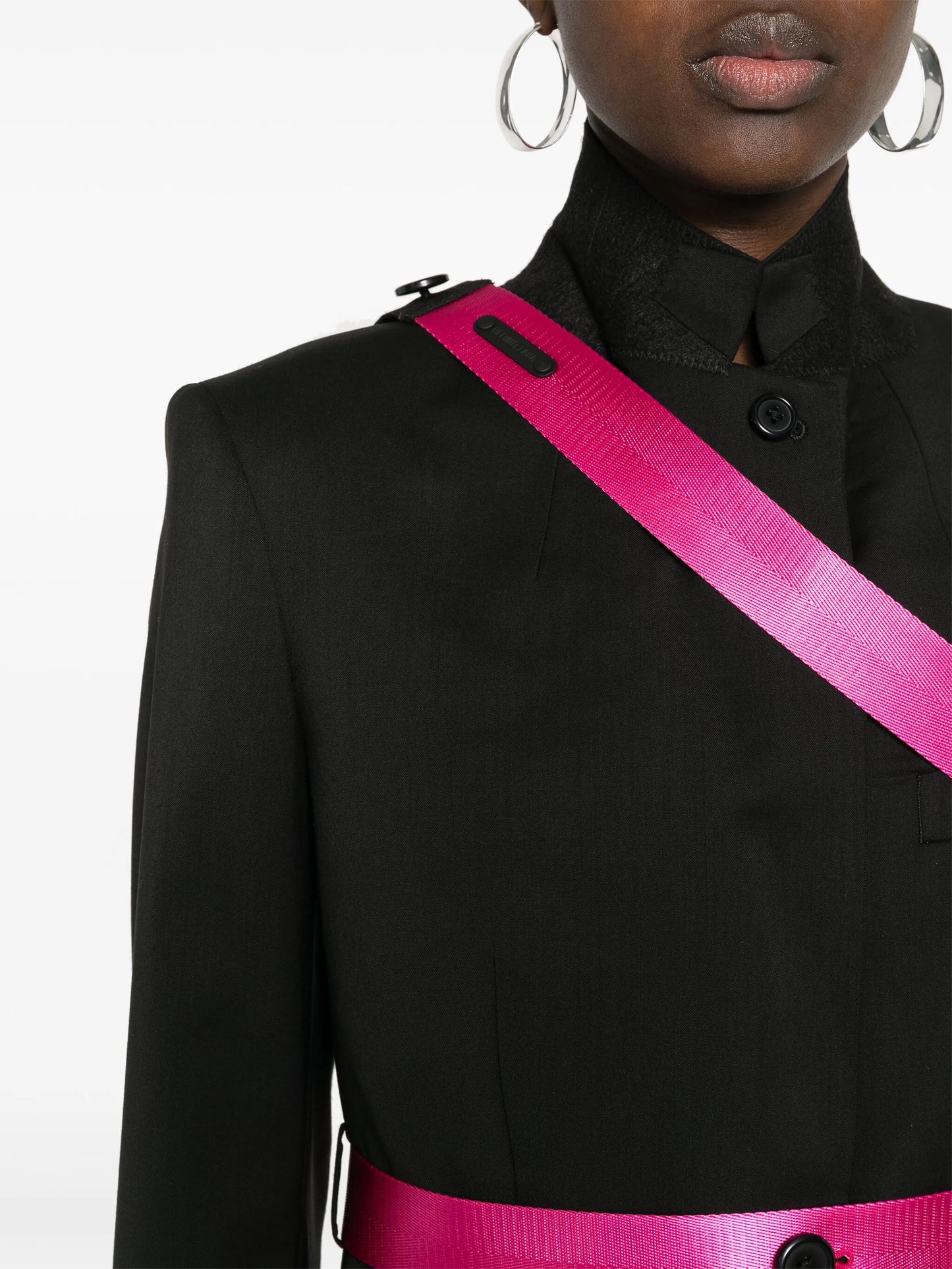 Seatbelt virgin wool blazer