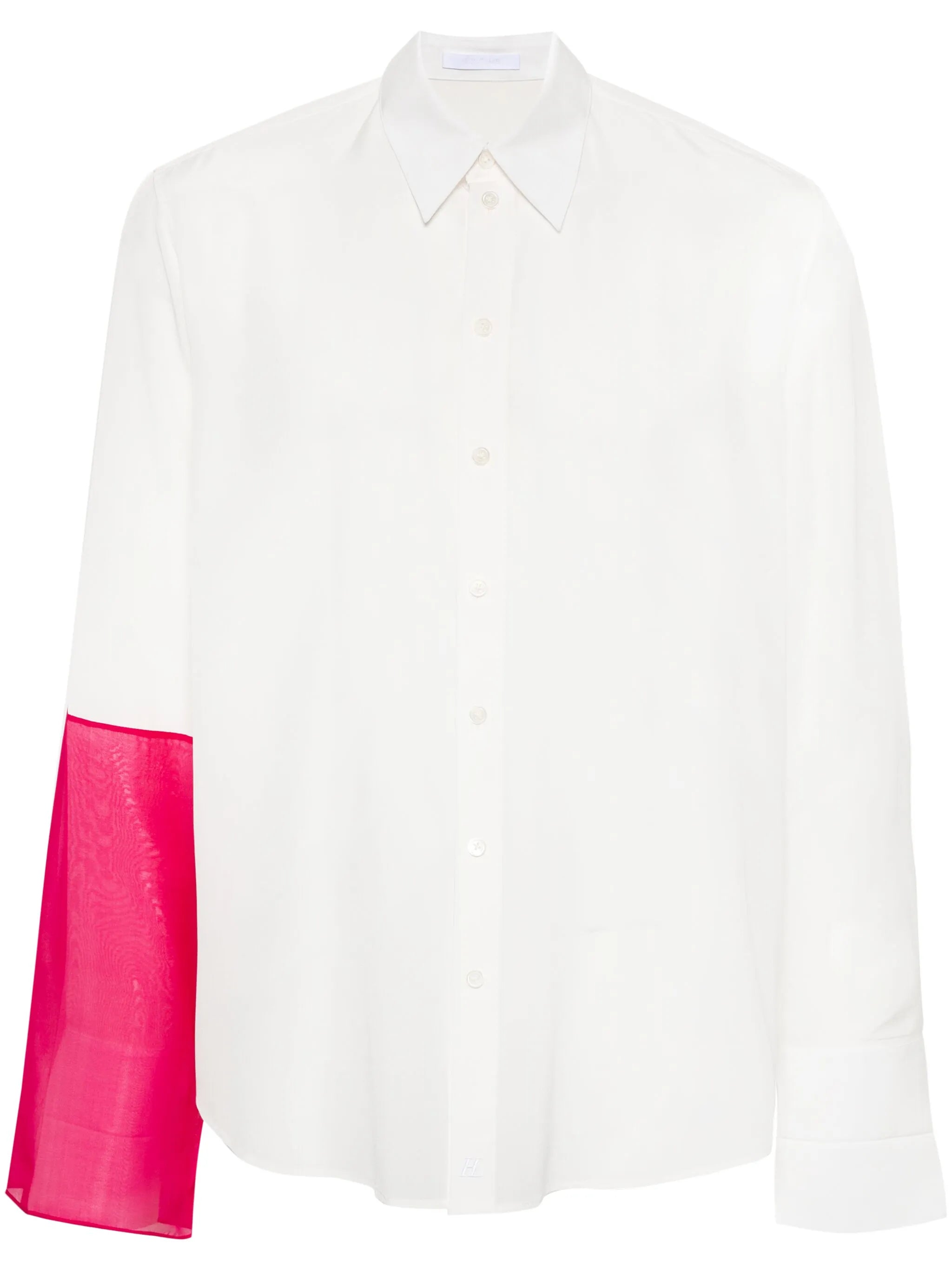 patchwork silk shirt